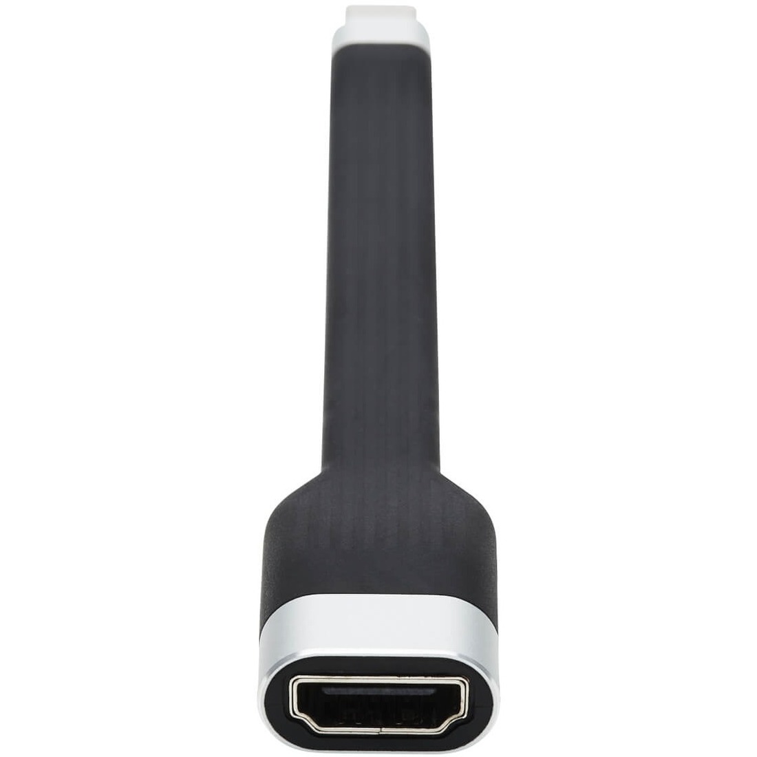 U444-F5N-HDR USB-C to HDMI Flat Adapter Cable, M/F, Black, 5 in.