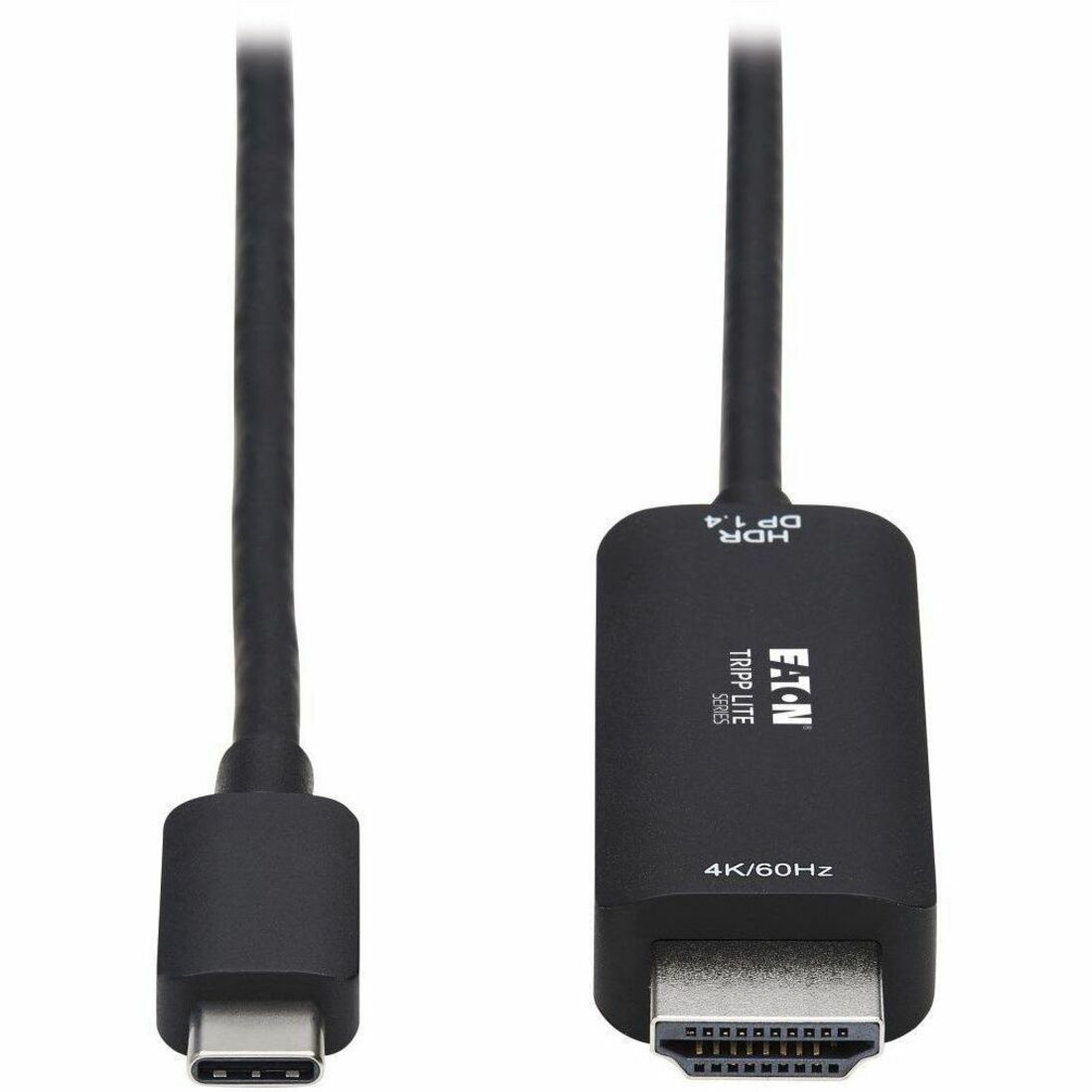 U444-006-HDR4BE USB-C to HDMI Adapter Cable, M/M, Black, 6 ft.