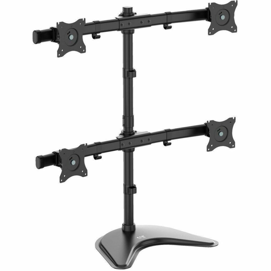 Quad-Display Desktop Monitor Stand for 13" to 27" Flat-Screen Displays