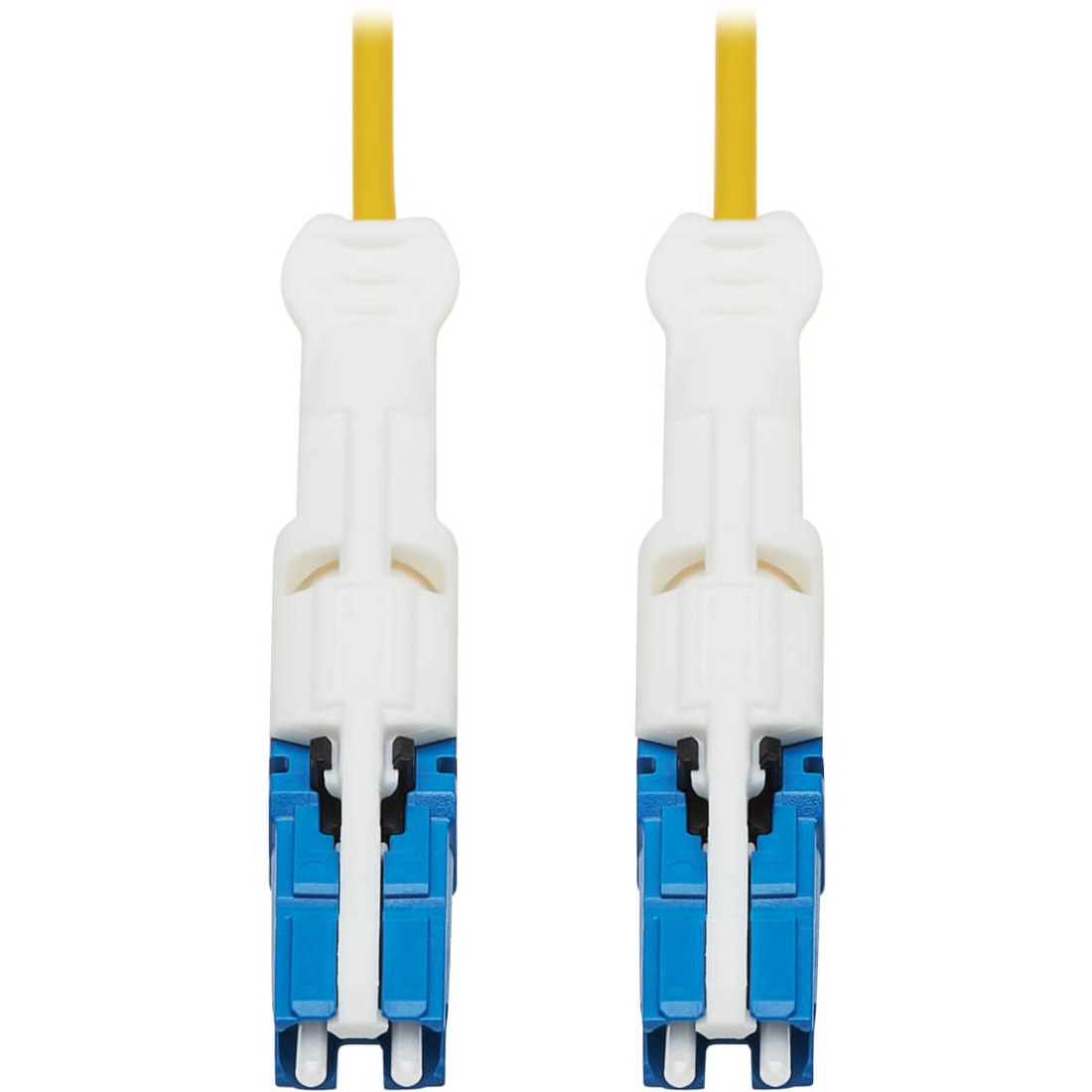 N381C-05M 400Gb Duplex Singlemode 9/125 OS2 Fiber Optic Cable, Yellow, 5 m