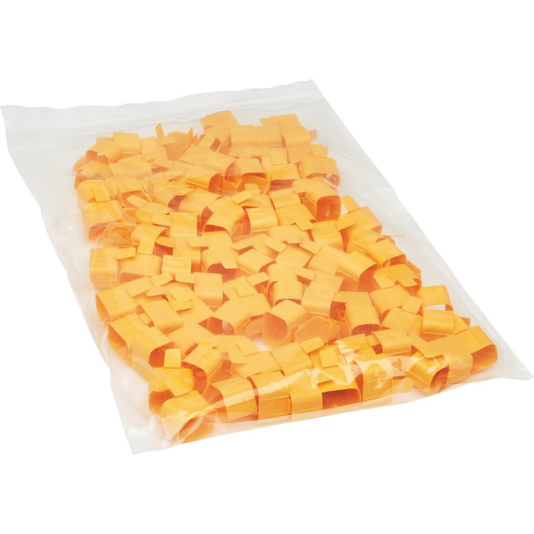 Plug-Lock Inserts, C19 Power Cord to C20 Outlet, Yellow, 100 Pack