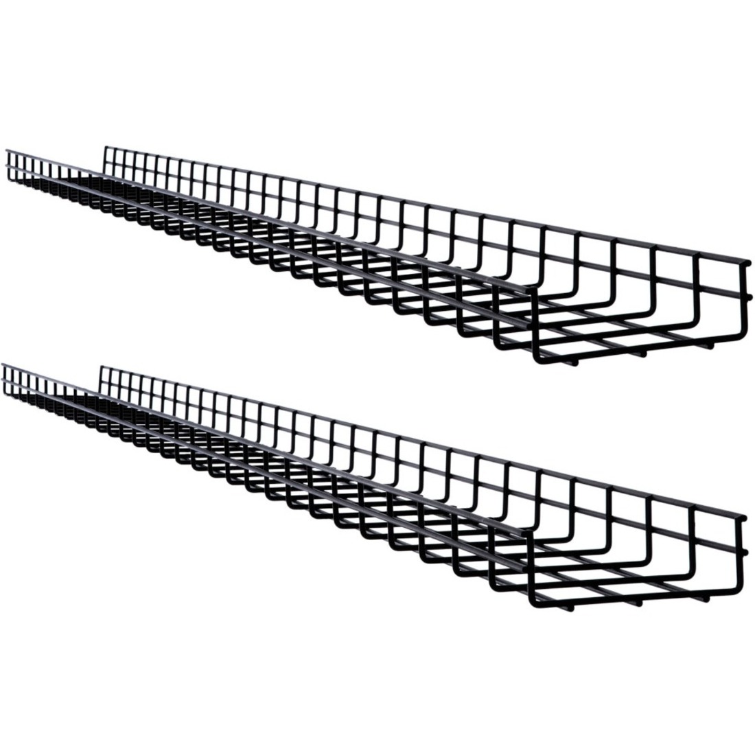 Wire Mesh Cable Tray - 150 x 50 x 1500 mm (6 in. x 2 in. x 5 ft.), 2-Pack