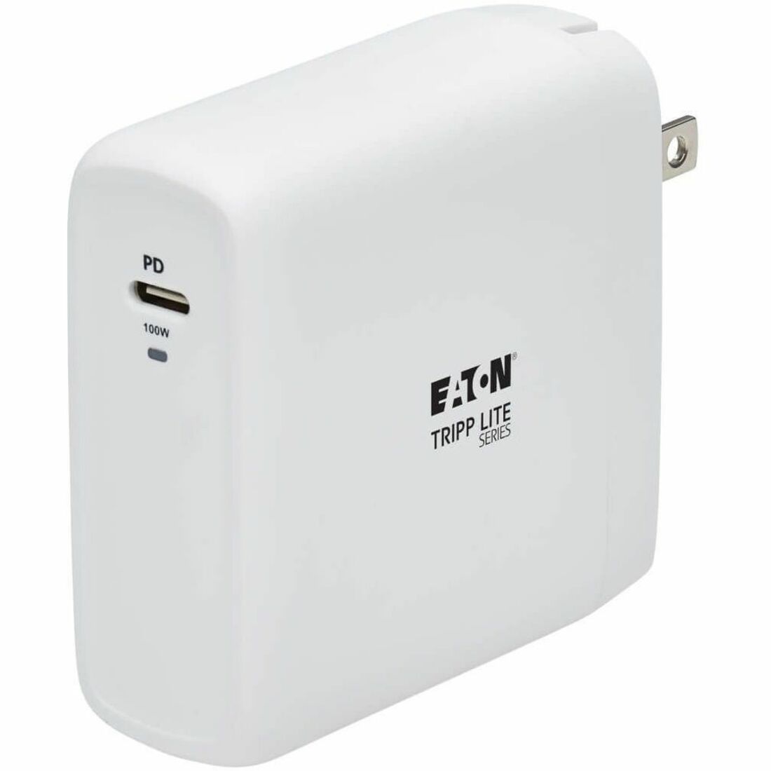 Compact 1-Port USB-C Wall Charger - GaN Technology, 100W PD3.0 Charging, White