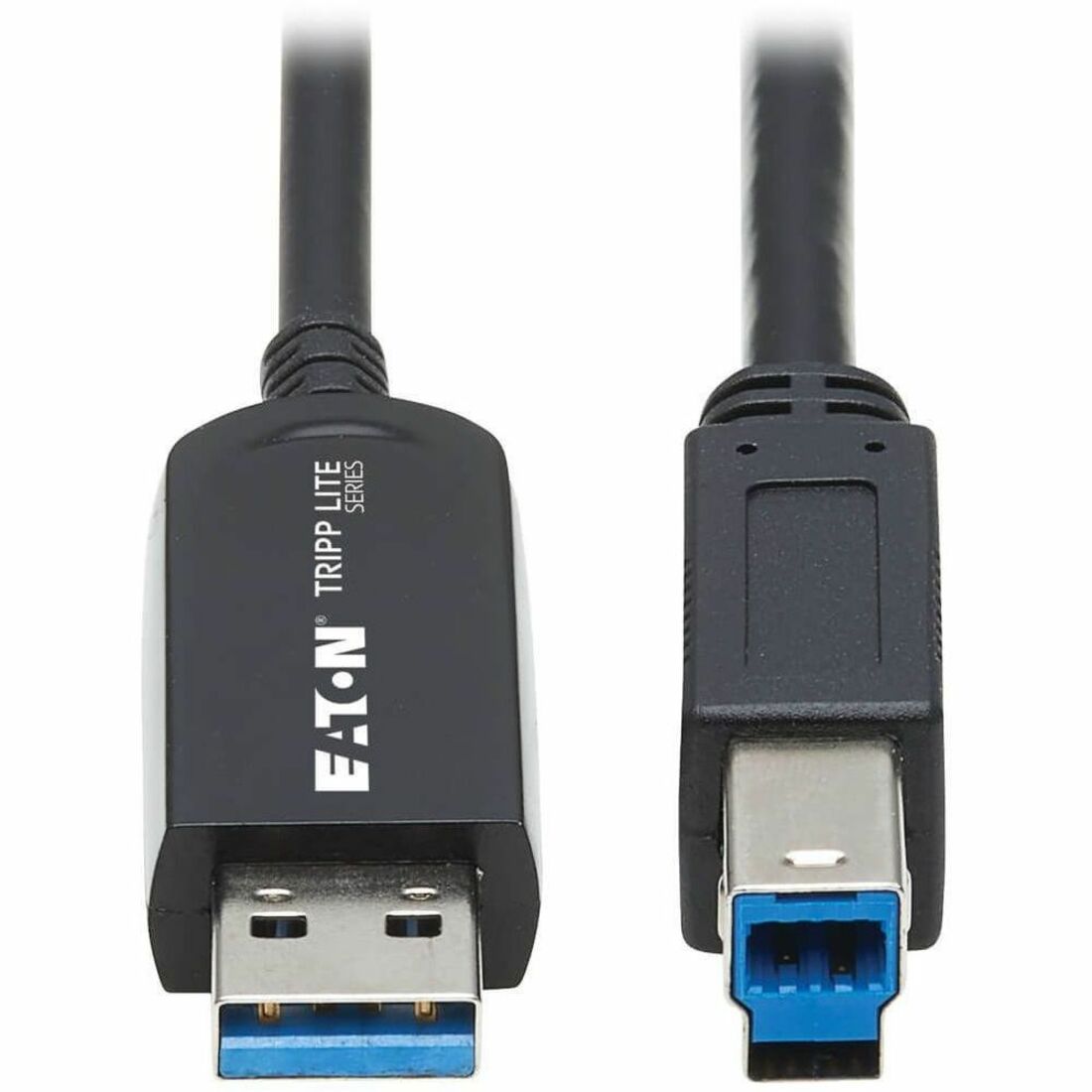 U328F-30M USB 3.2 Gen 1 Fiber Active Optical Cable, M/M, Black, 30 m (98 ft.)