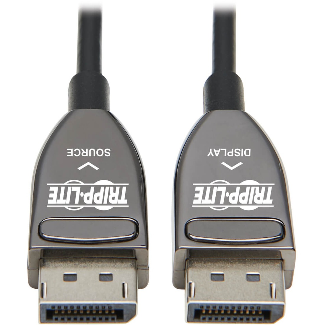 P580F3-10M-8K6 DisplayPort Fiber Active Optical Cable, M/M, Black, 10 m (33 ft.)
