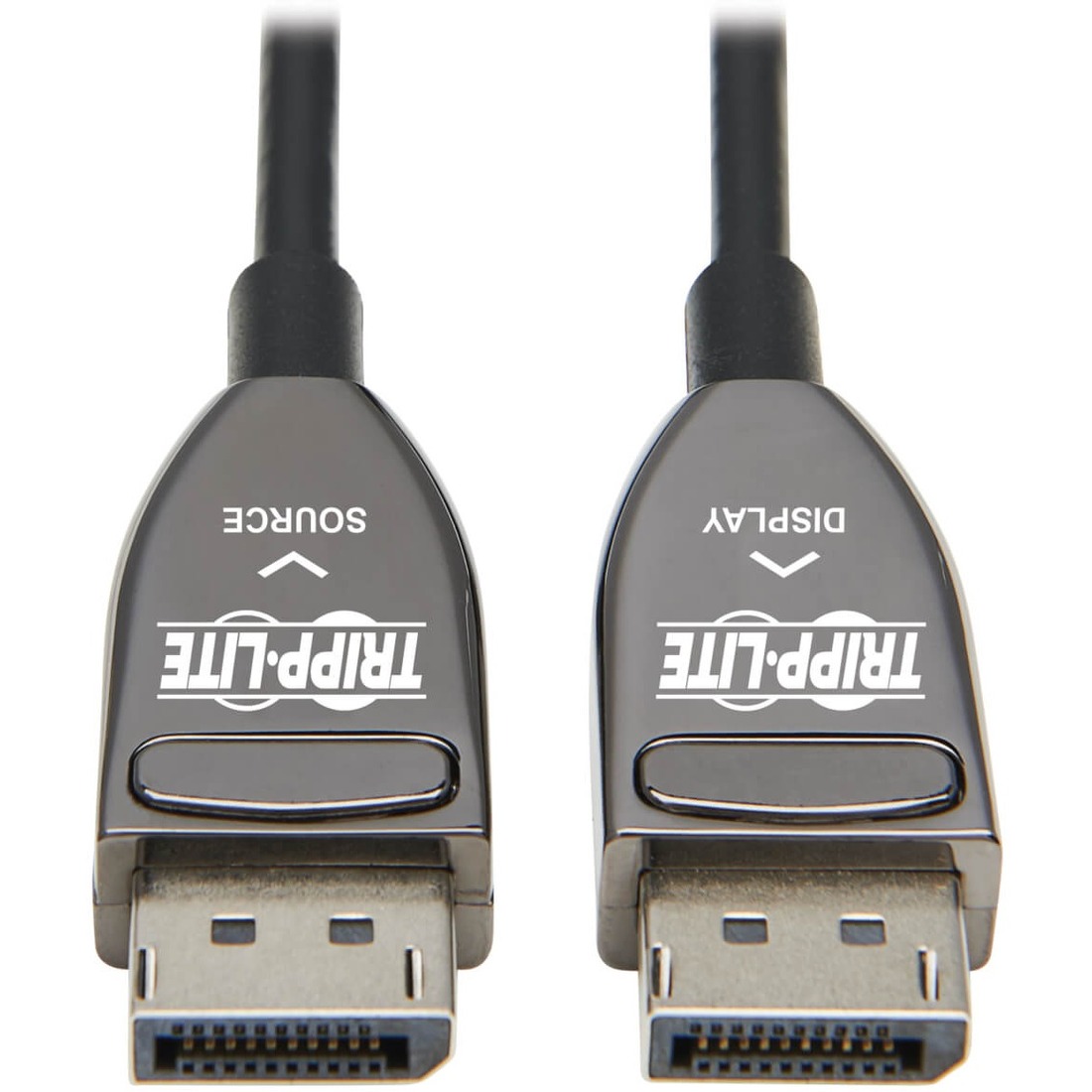 P580F3-15M-8K6 DisplayPort Fiber Active Optical Cable, M/M, Black, 15 m (49 ft.)