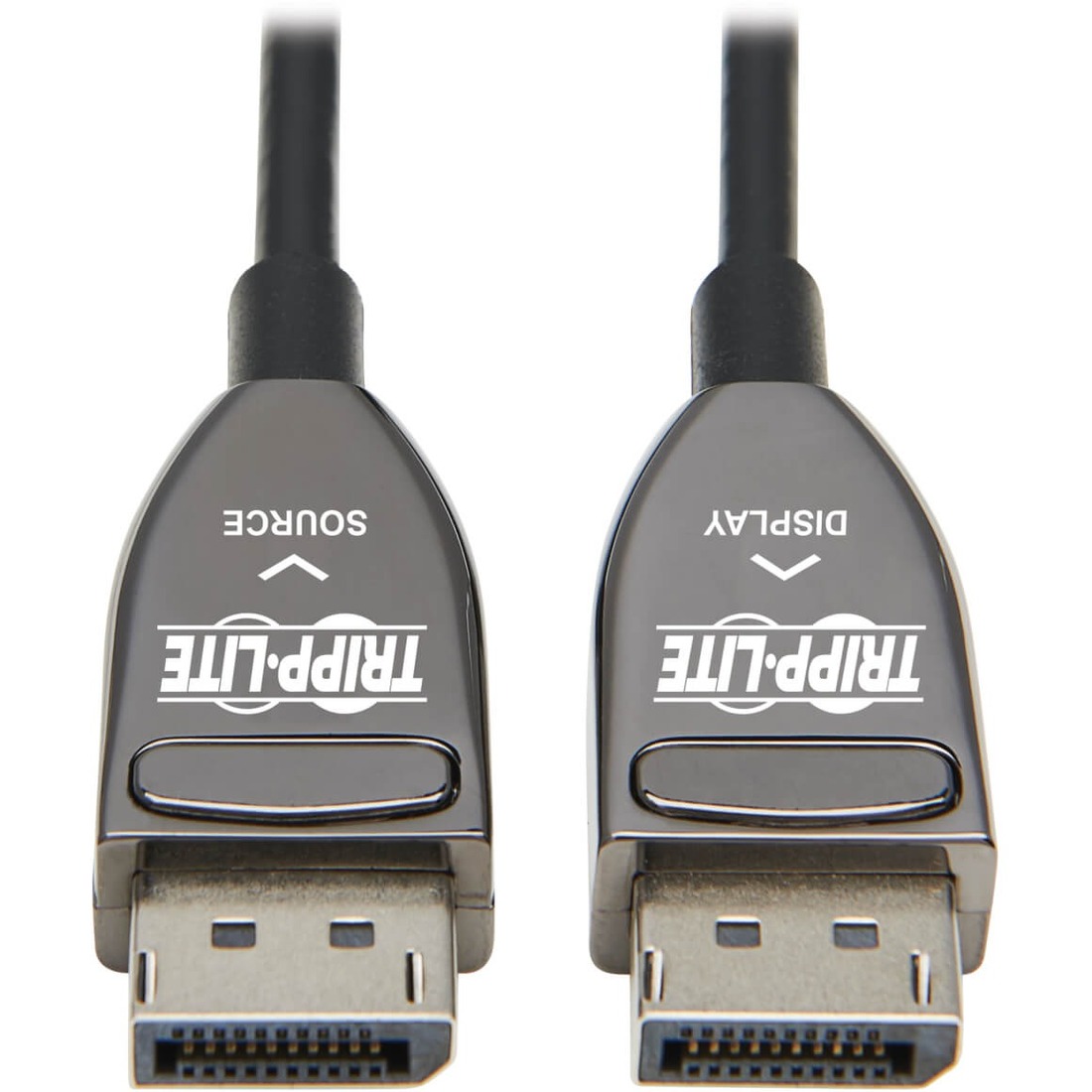 P580F3-20M-8K6 DisplayPort Fiber Active Optical Cable, M/M, Black, 20 m (65 ft.)