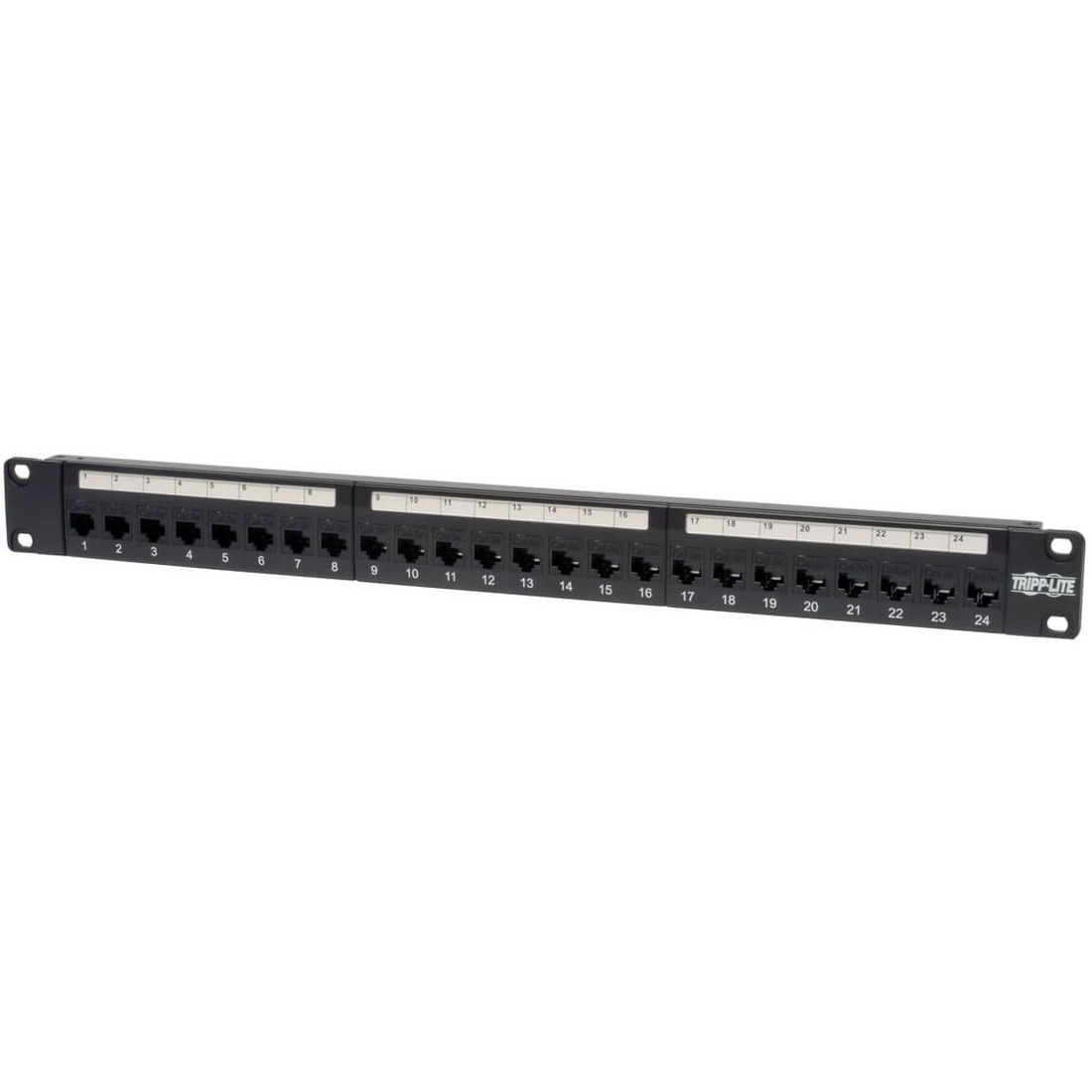 24 Port Cat5e Feed-Through Patch Panel