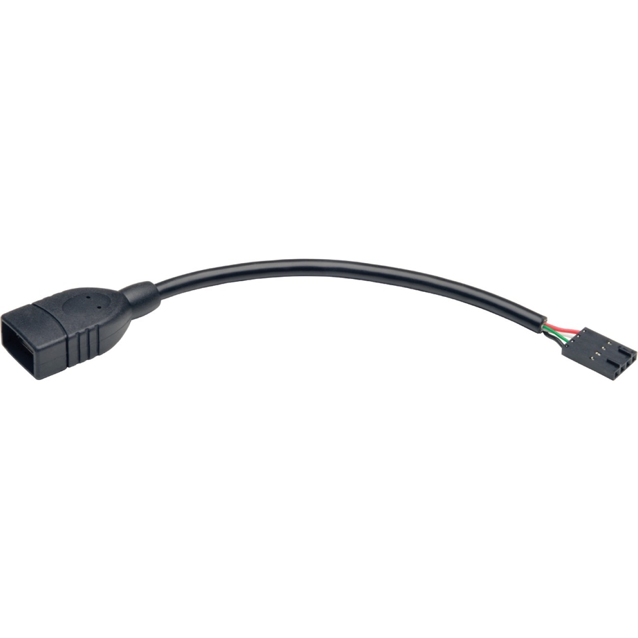 6" USB 2.0 A Female to USB Motherboard 4-PIN IDC Header Cable