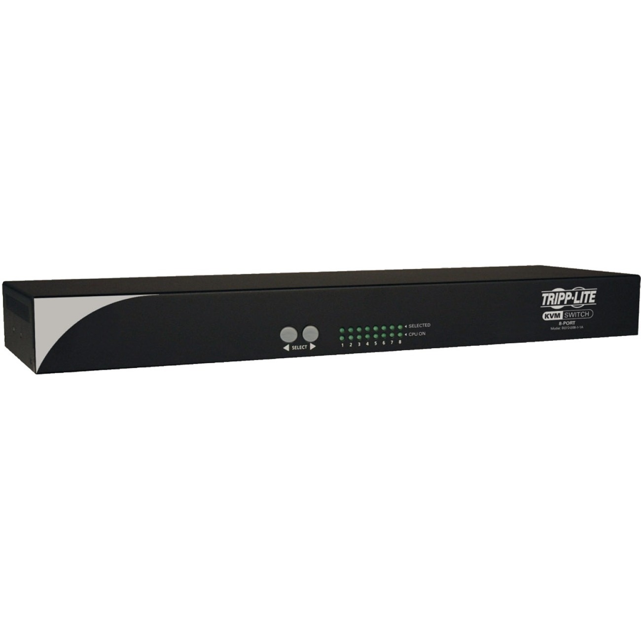 8-Port NetCommander 1U Rackmount Cat5 KVM Switch with PS2 to USB Input Adapter