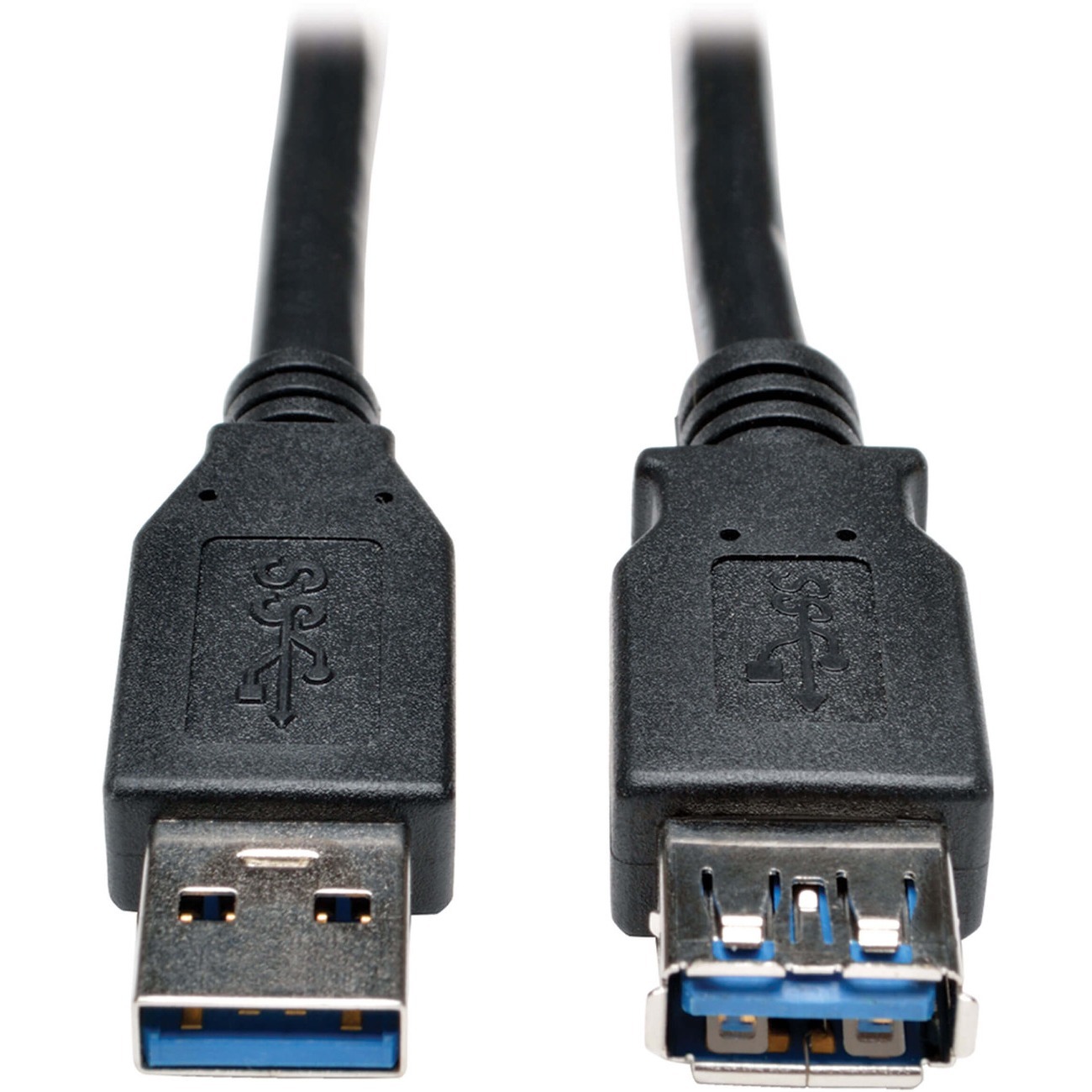 USB 3.0 SuperSpeed Extension Cable - USB-A to USB-A, M/F, Black, 3 ft. (0.9 m)