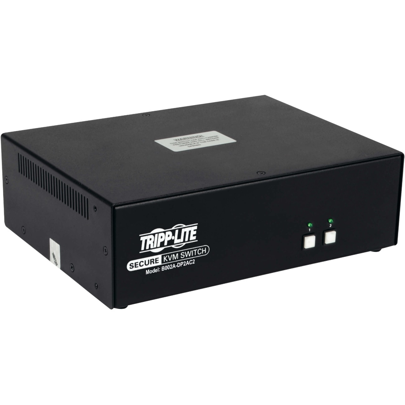 B002A-DP2AC2 2-Port NIAP PP3.0-Certified DisplayPort KVM Switch