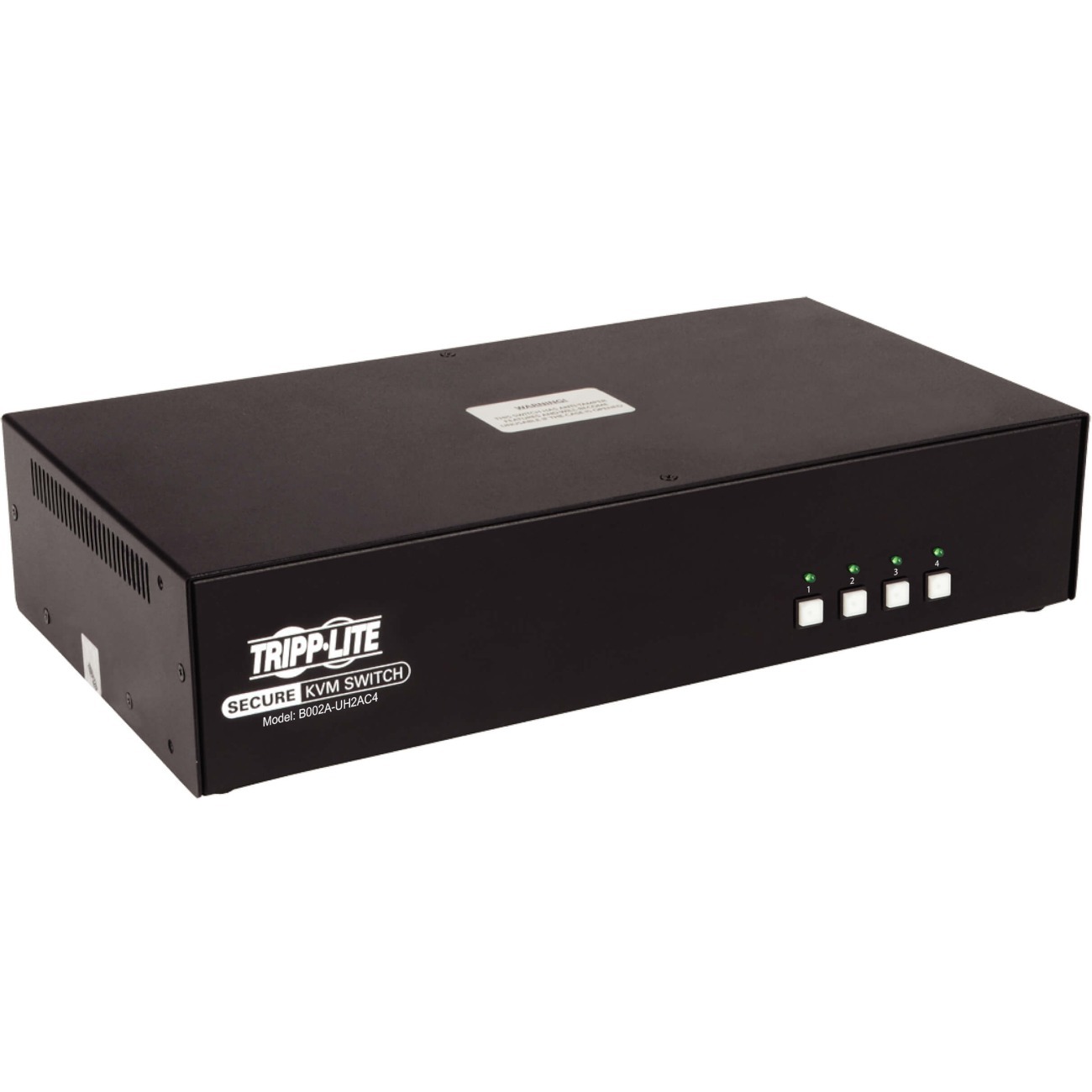 4-Port Dual-Monitor Secure KVM Switch, HDMI - 4K, NIAP PP3.0, Audio, CAC, TAA
