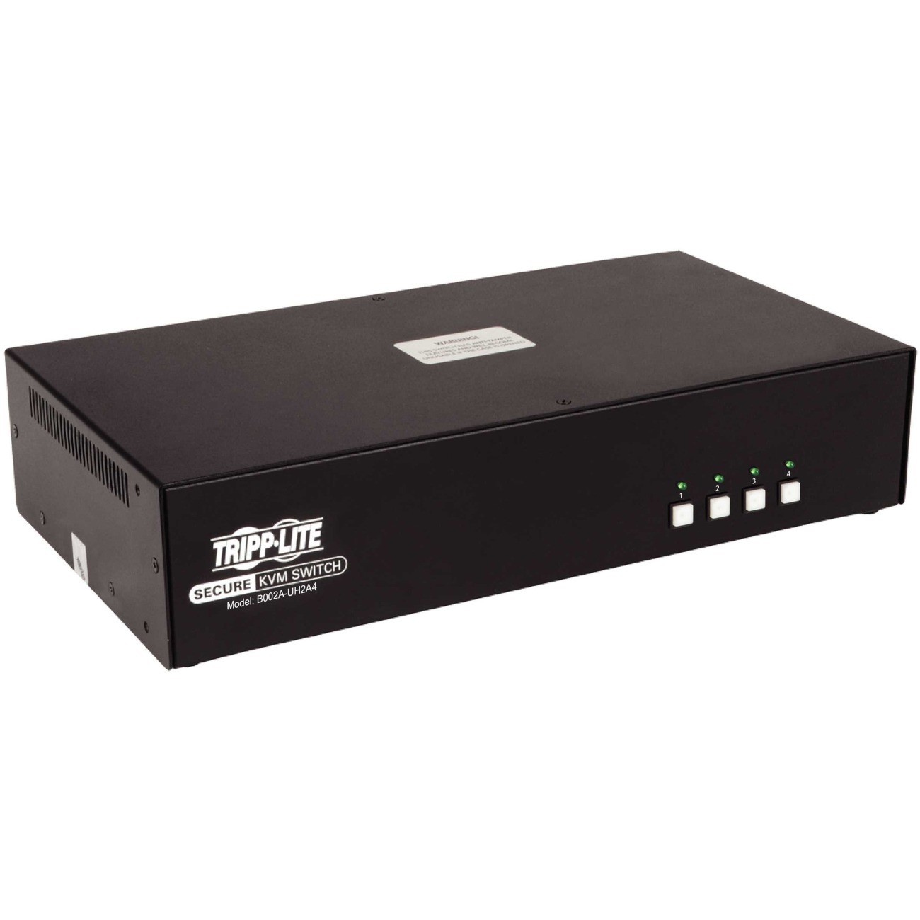 4-Port Dual-Monitor Secure KVM Switch, HDMI - 4K, NIAP PP3.0, Audio, TAA