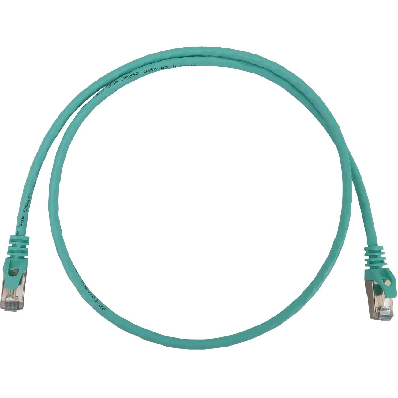 N262-S03-AQ Cat6a STP Patch Network Cable