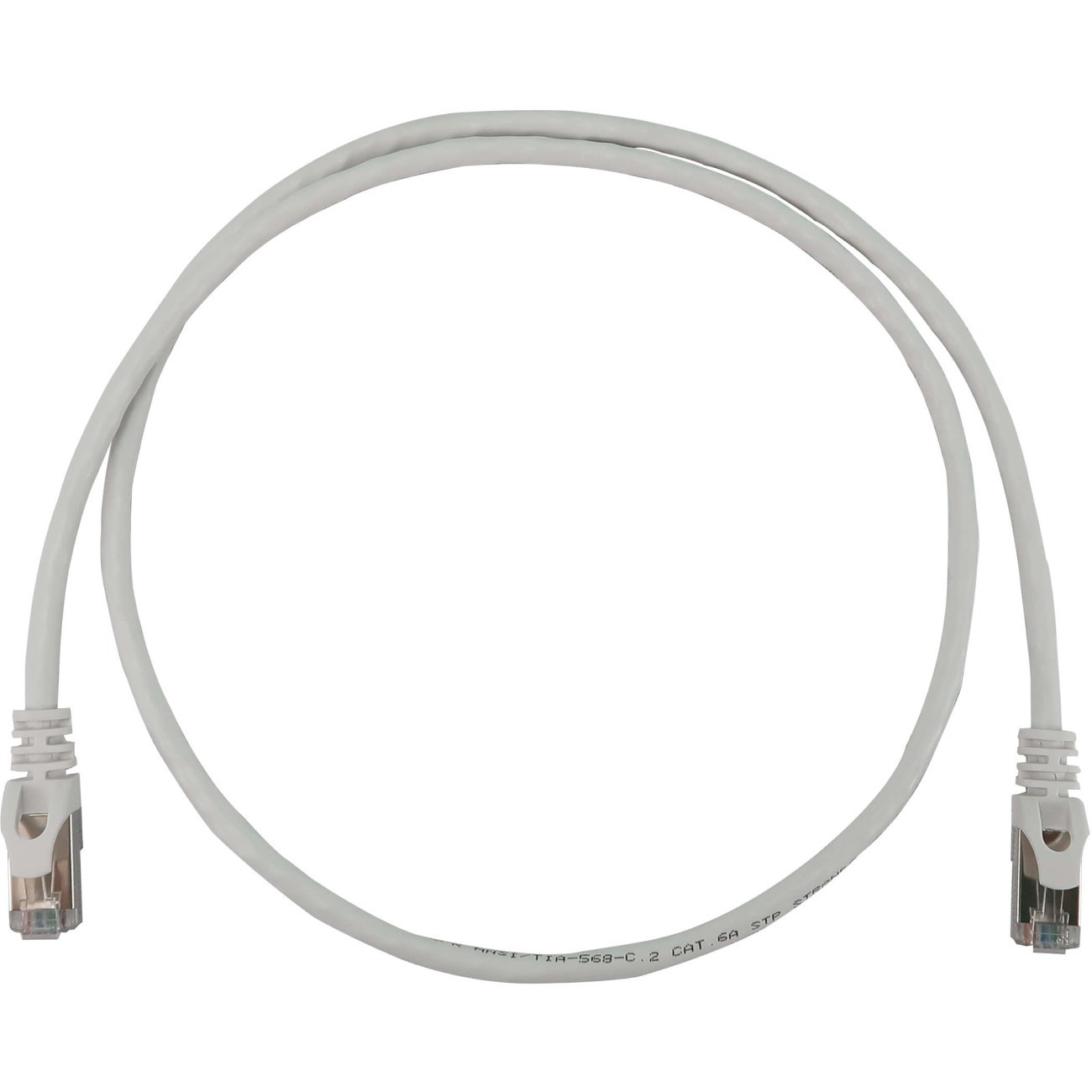 N262-S03-WH Cat6a STP Patch Network Cable