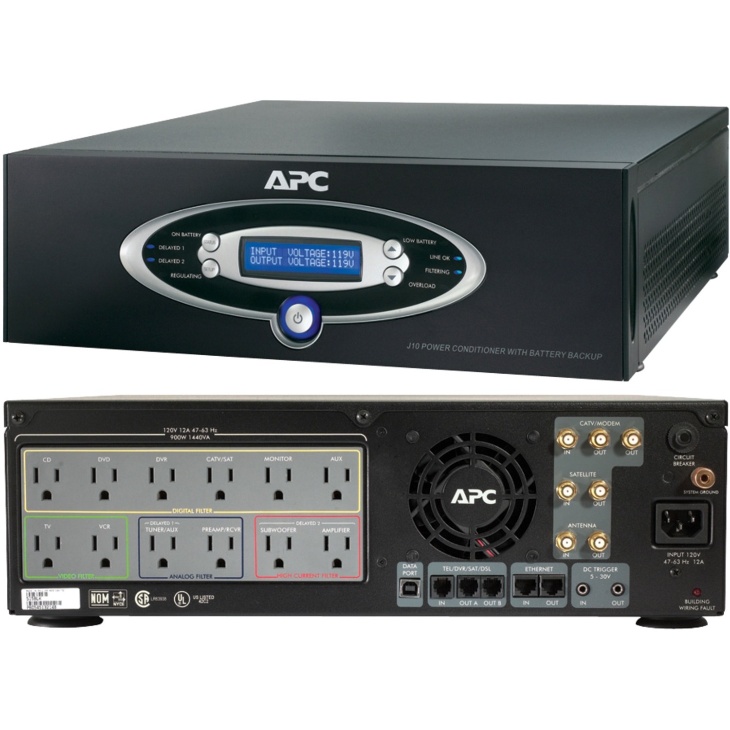 J Type 1500VA Desktop UPS