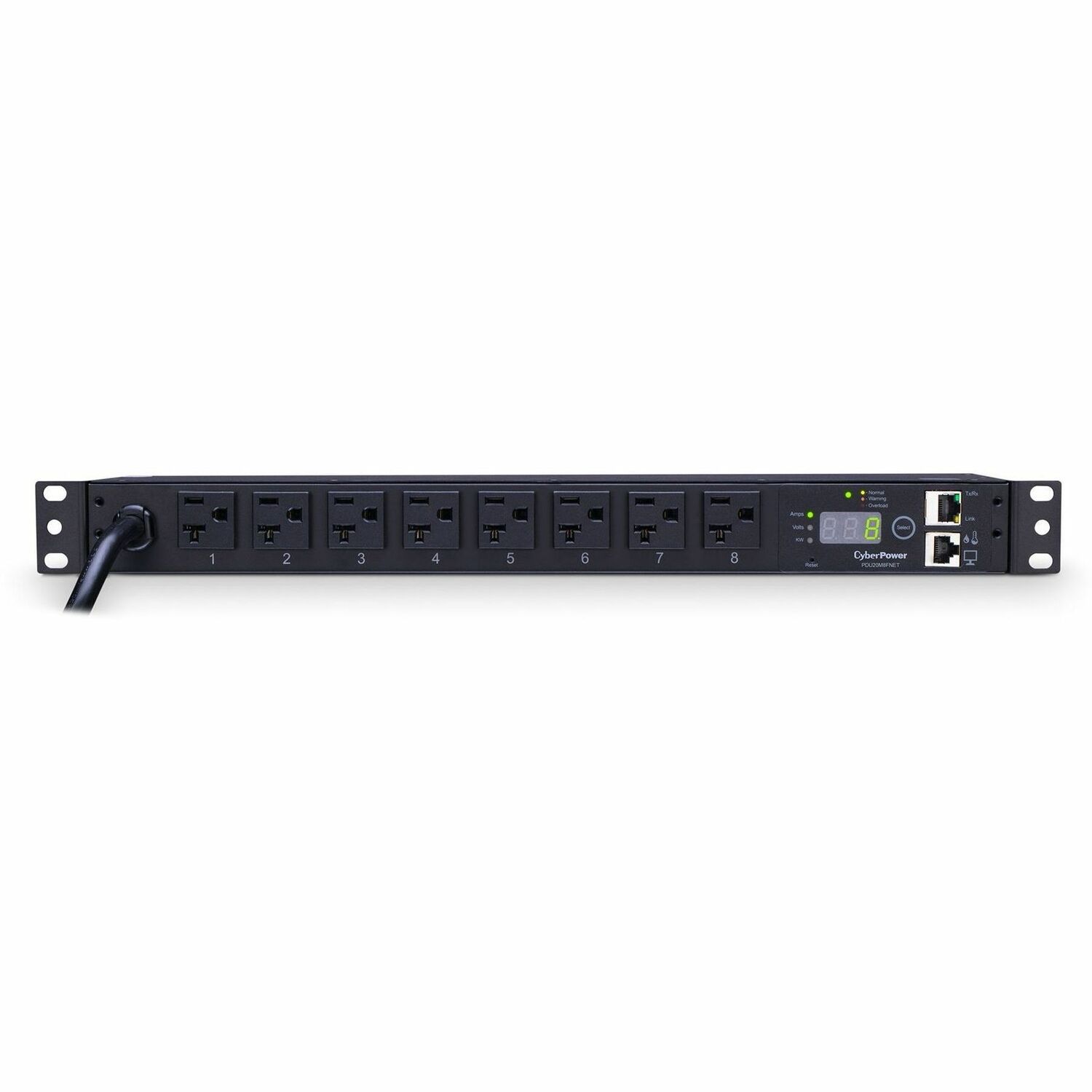 Monitored PDU RM 1U PDU20M8FNET 20A 8-Outlet