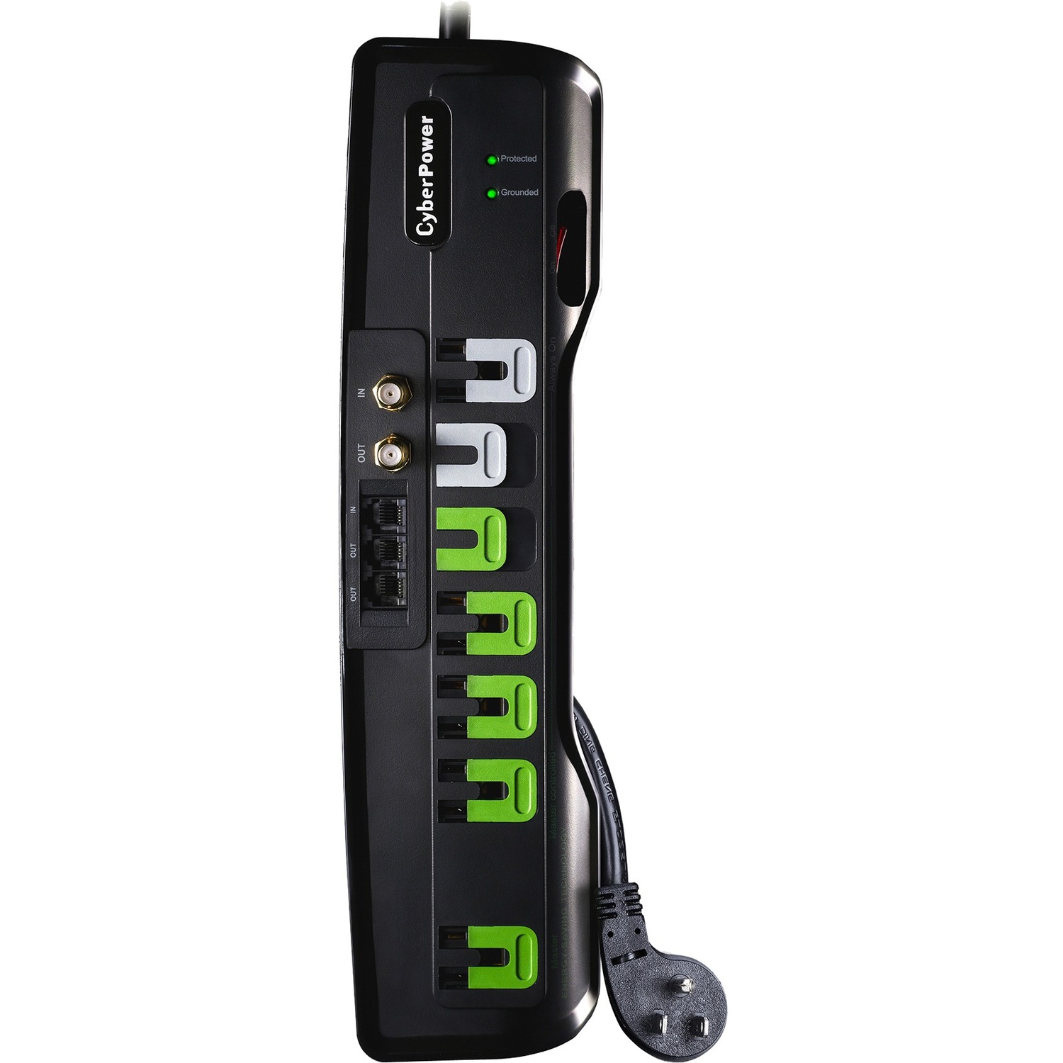 CSHT706TCG Home Theater Energy Saving 7-Outlets Surge Suppressor AV protection