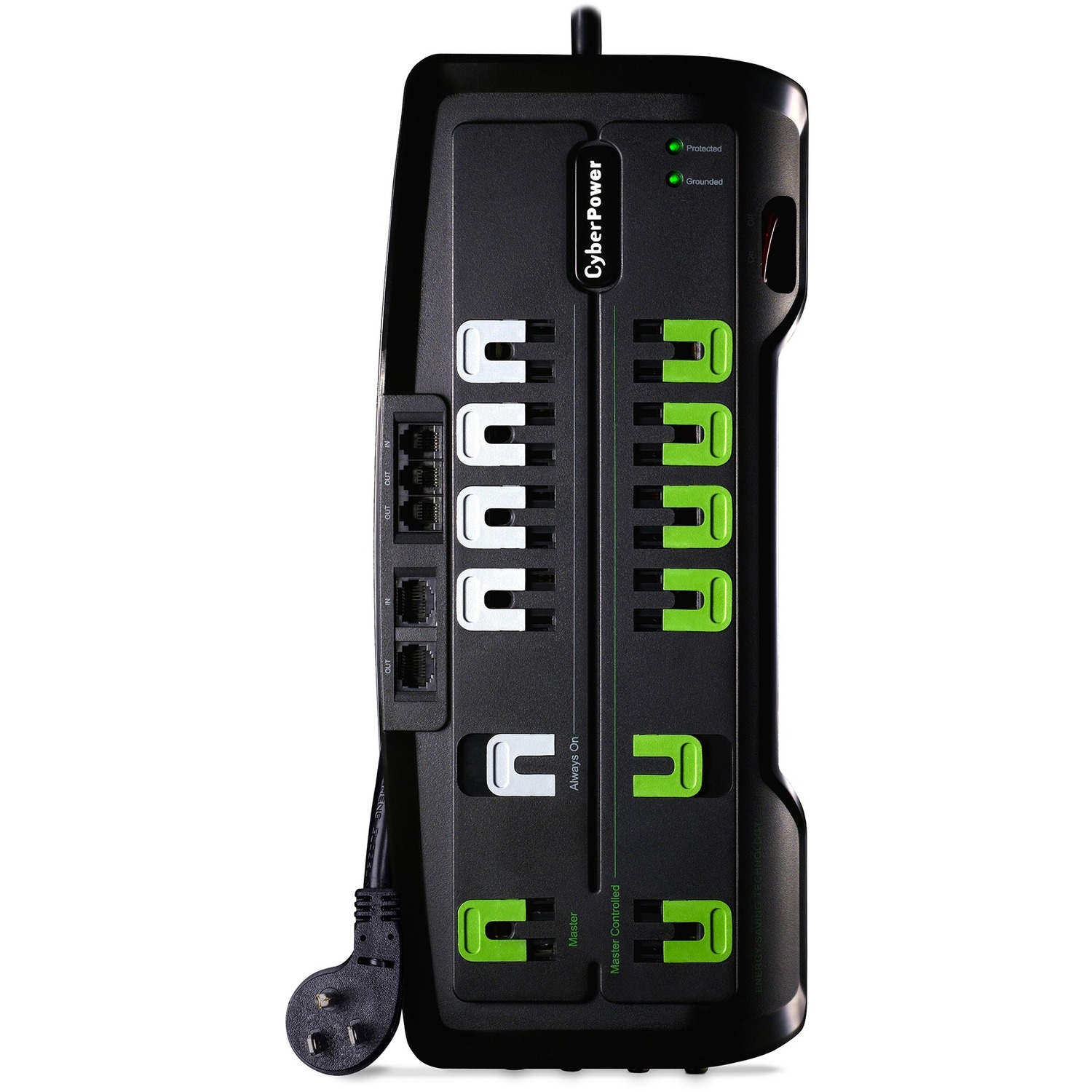 CSHT1208TNC2G Home Theater Energy Saving 12-Outlets Surge NET and AV protection