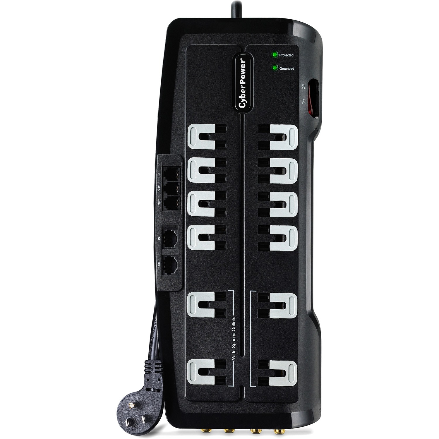 CSHT1208TNC2 Home Theater 12-Outlets Surge Suppressor NET, and AV protection