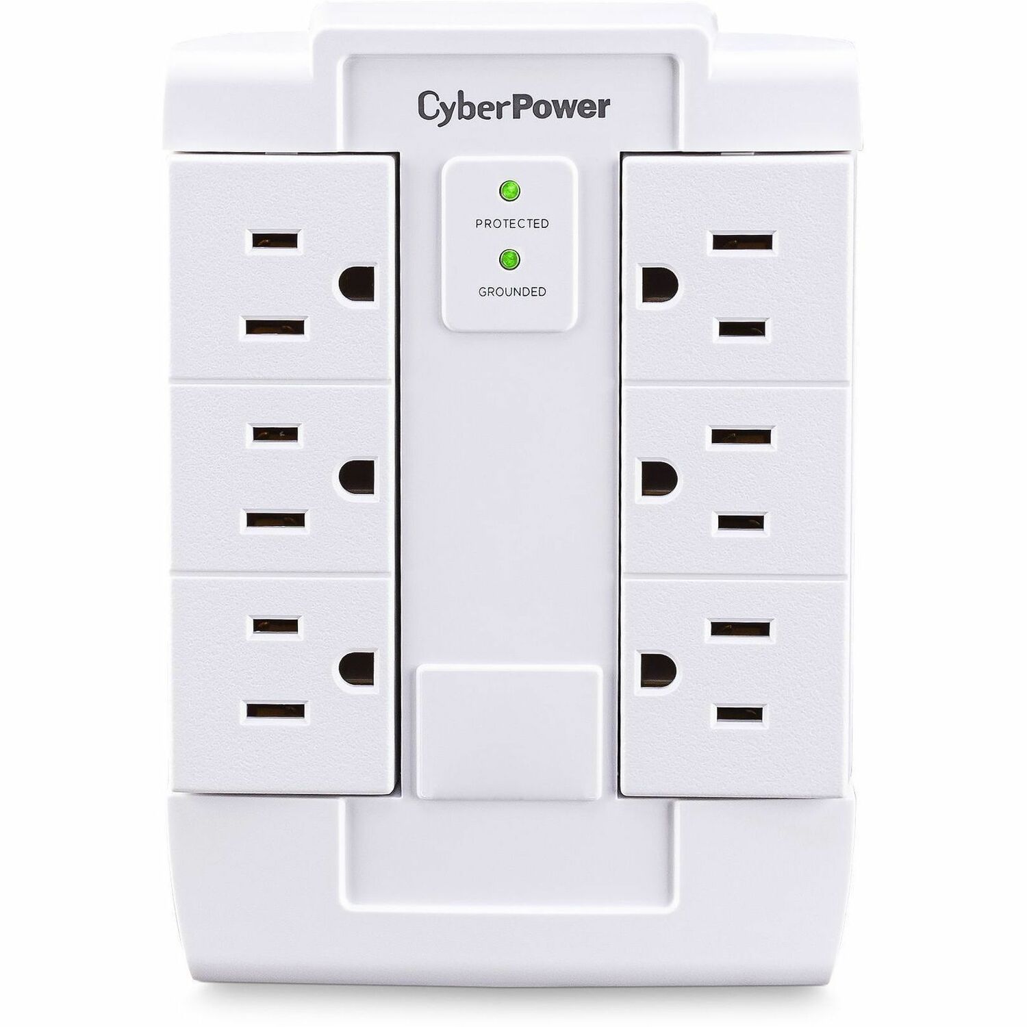 CSB600WS Essential 6-Outlets Surge Suppressor Wall Tap and Swivel Outputs