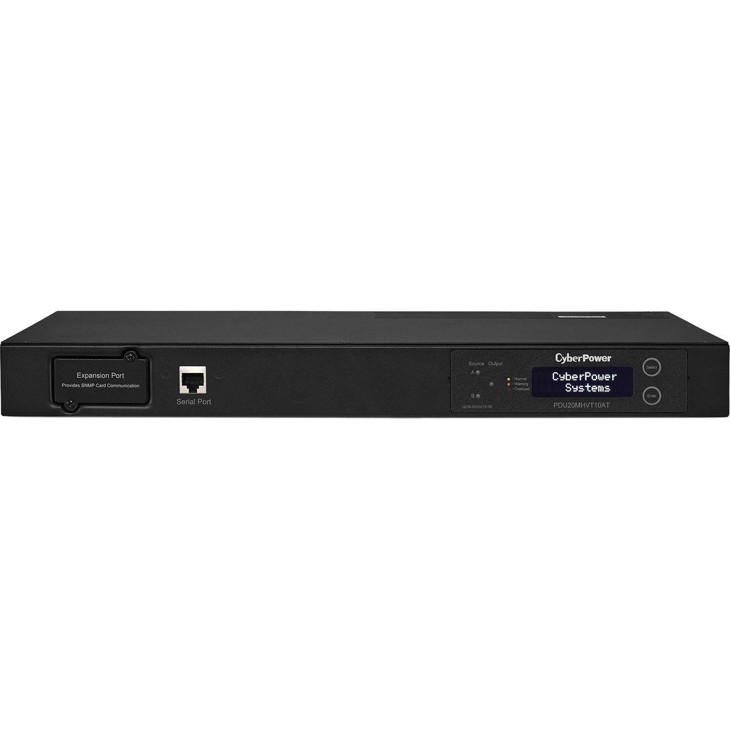 PDU20MHVT10AT Metered ATS PDU 200-240V 20A 1U 10-Outlets (2) L6-20P