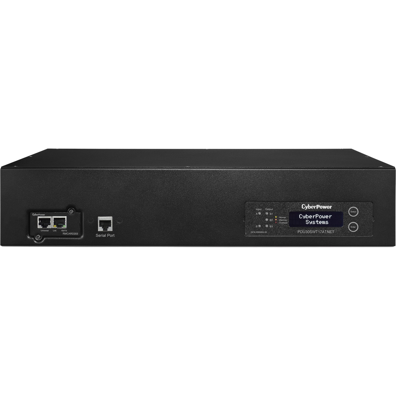 PDU30SWT17ATNET Switched ATS PDU 120V 30A 2U 17-Outlets (2) L5-30P