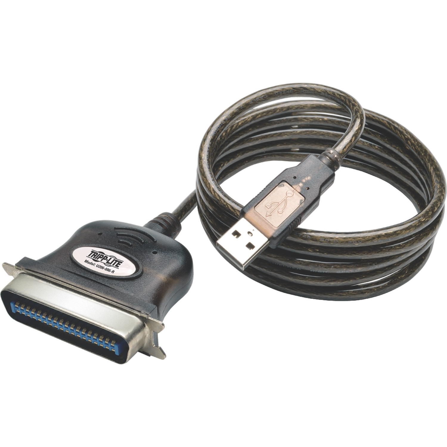 USB to Parallel Printer Cable (USB-A to Centronics 36 M/M), 10-ft