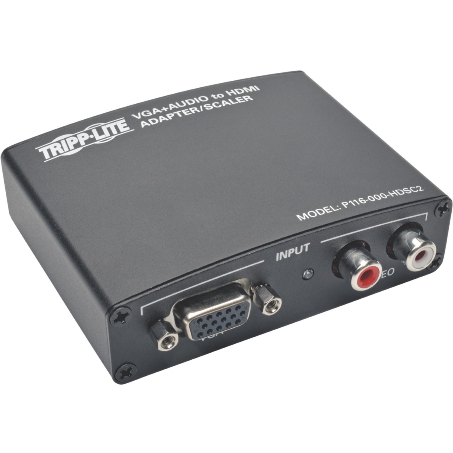 VGA with RCA Stereo Audio to HDMI Converter/Scaler