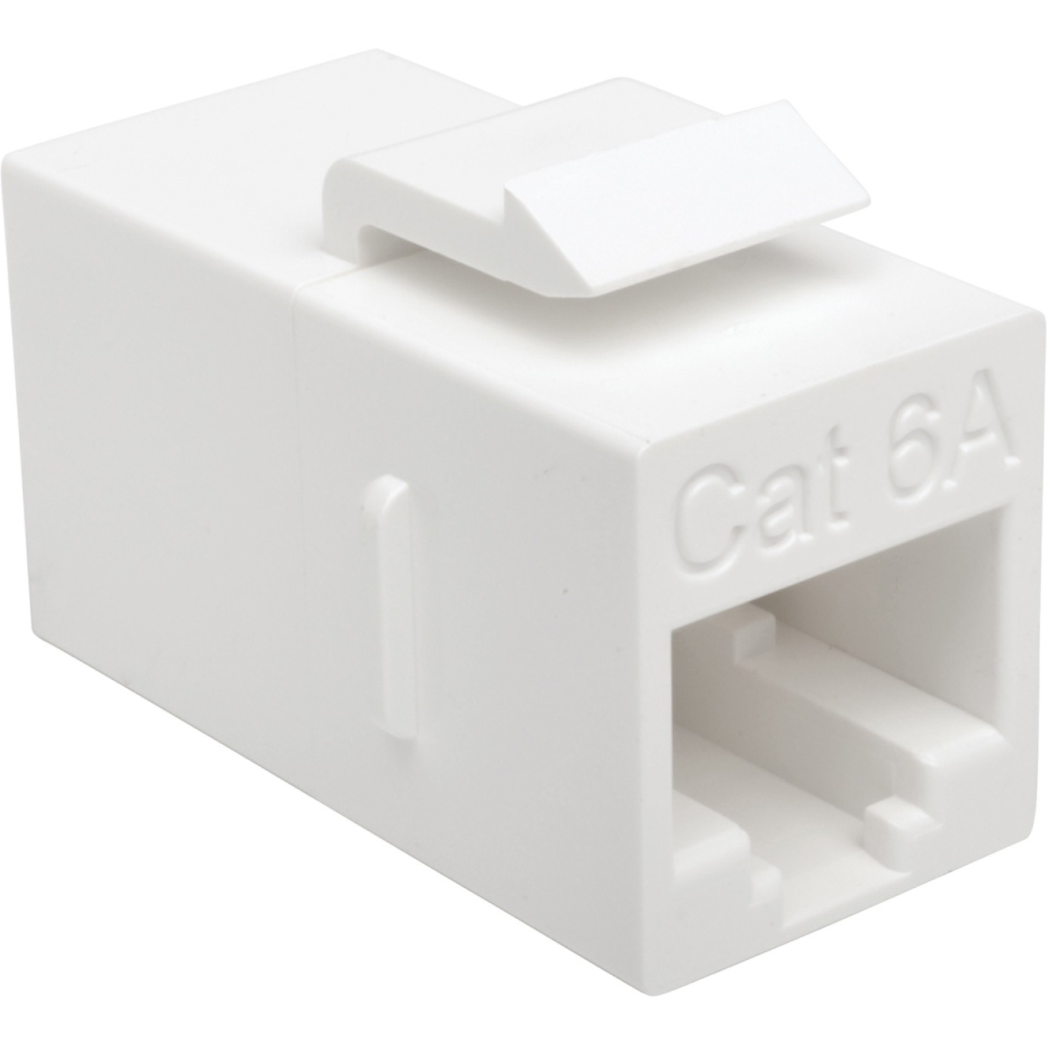 Cat6a Straight-Through Modular In-Line Snap-In Coupler (RJ45 F/F)