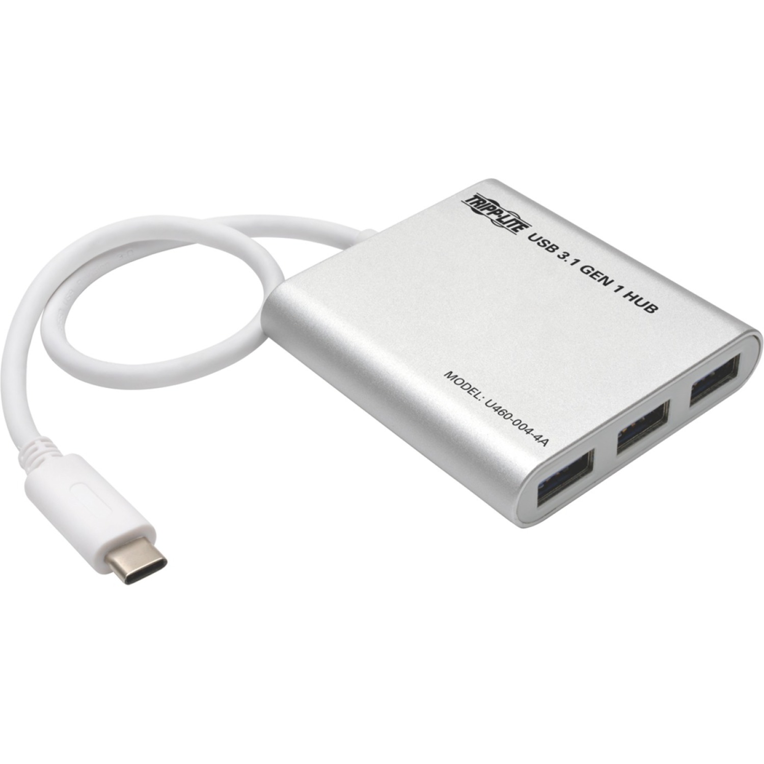4-Port Portable USB 3.1 Gen 1 Hub, Aluminum