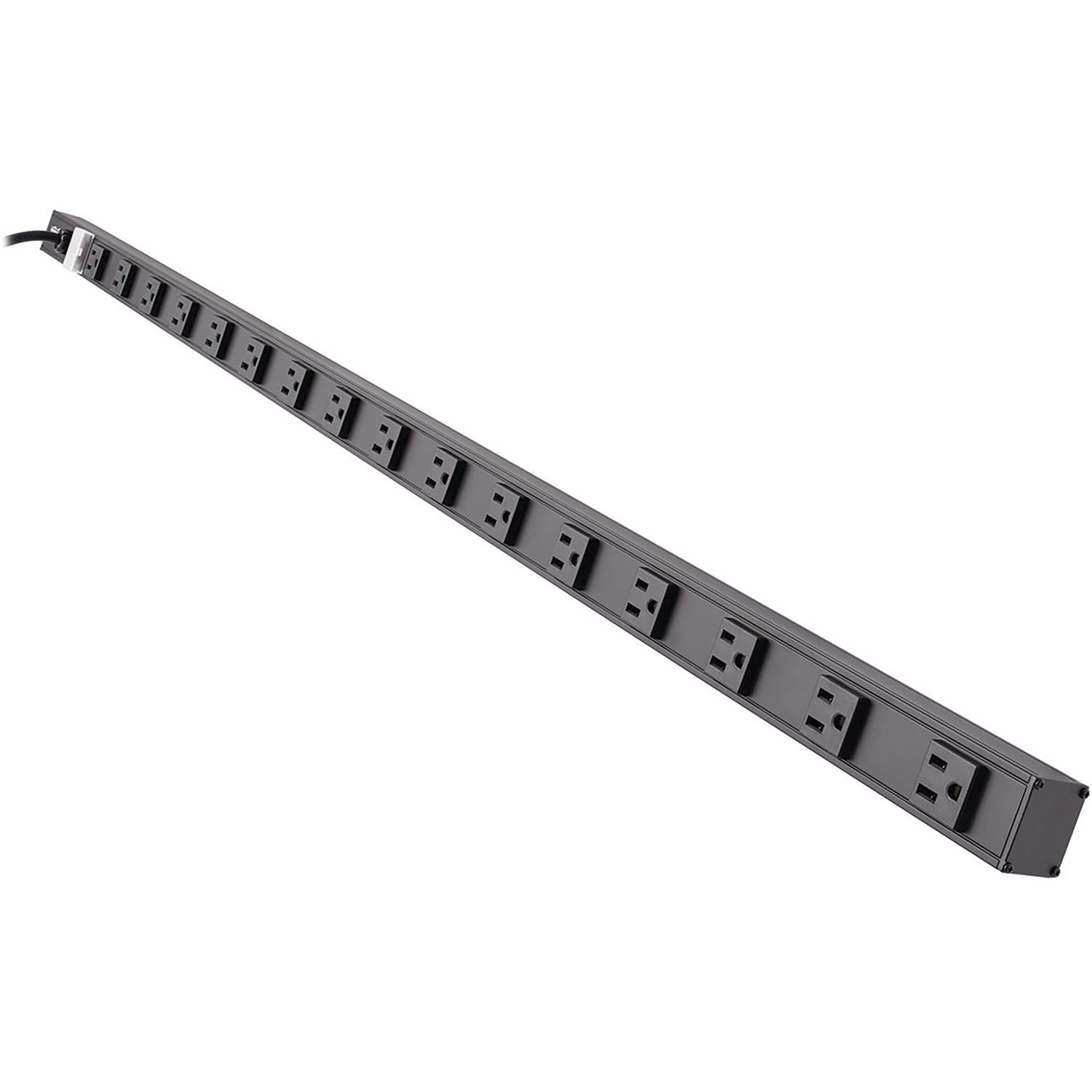 16-Outlet Vertical Power Strip, 15-ft. Cord, 5-15P, 48 in.