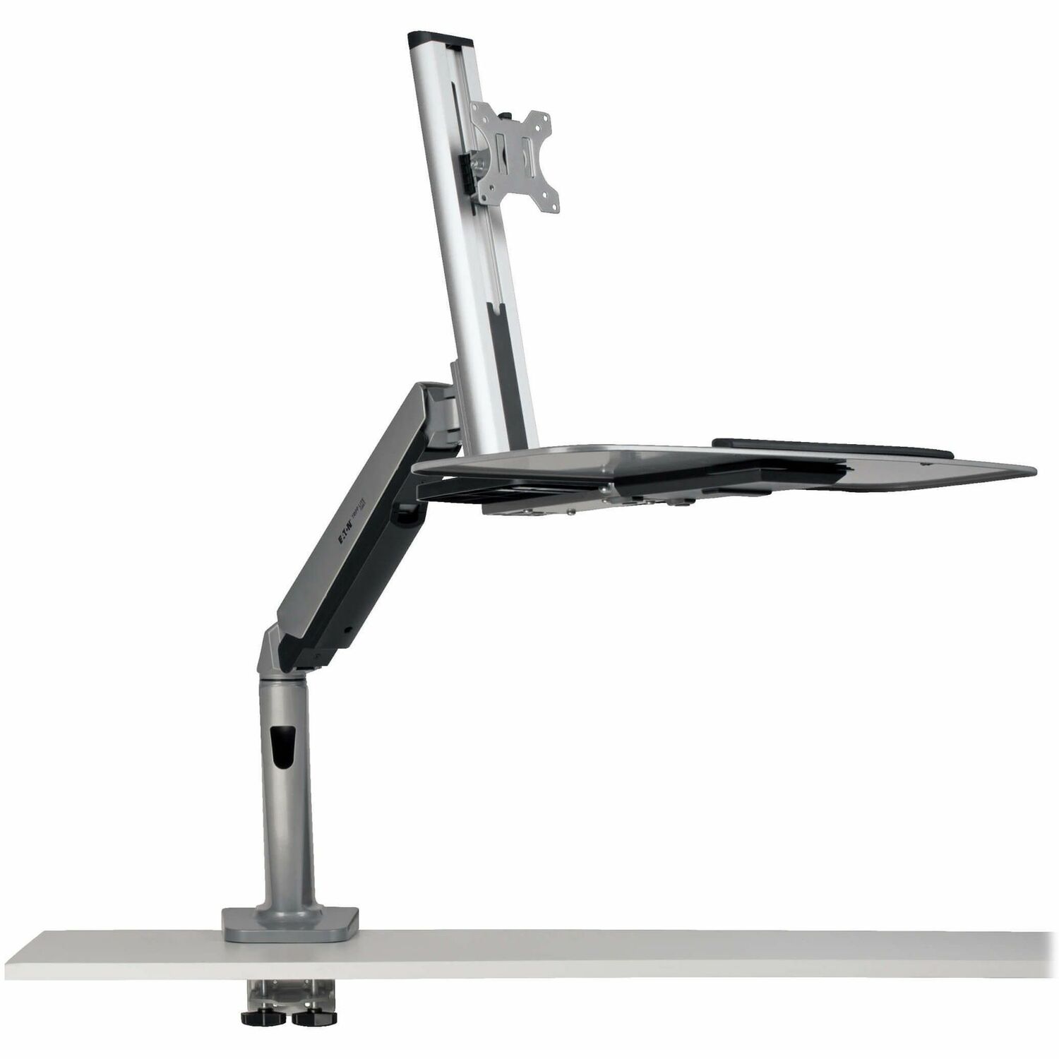 WorkWise Desk-Mounted Workstation, Single Display