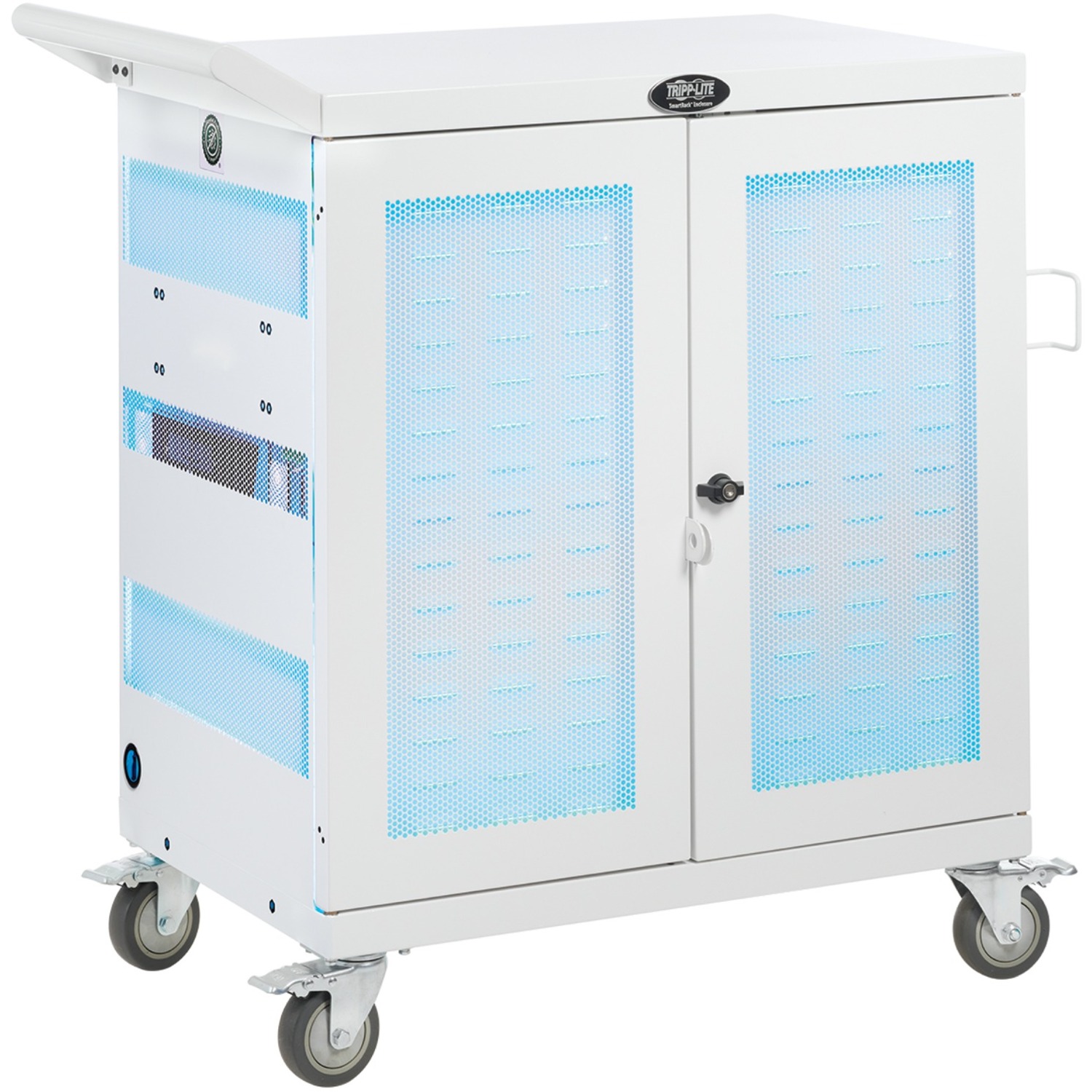 CSC32USBWHG Hospital-Grade 32-Device UV Charging Cart, White