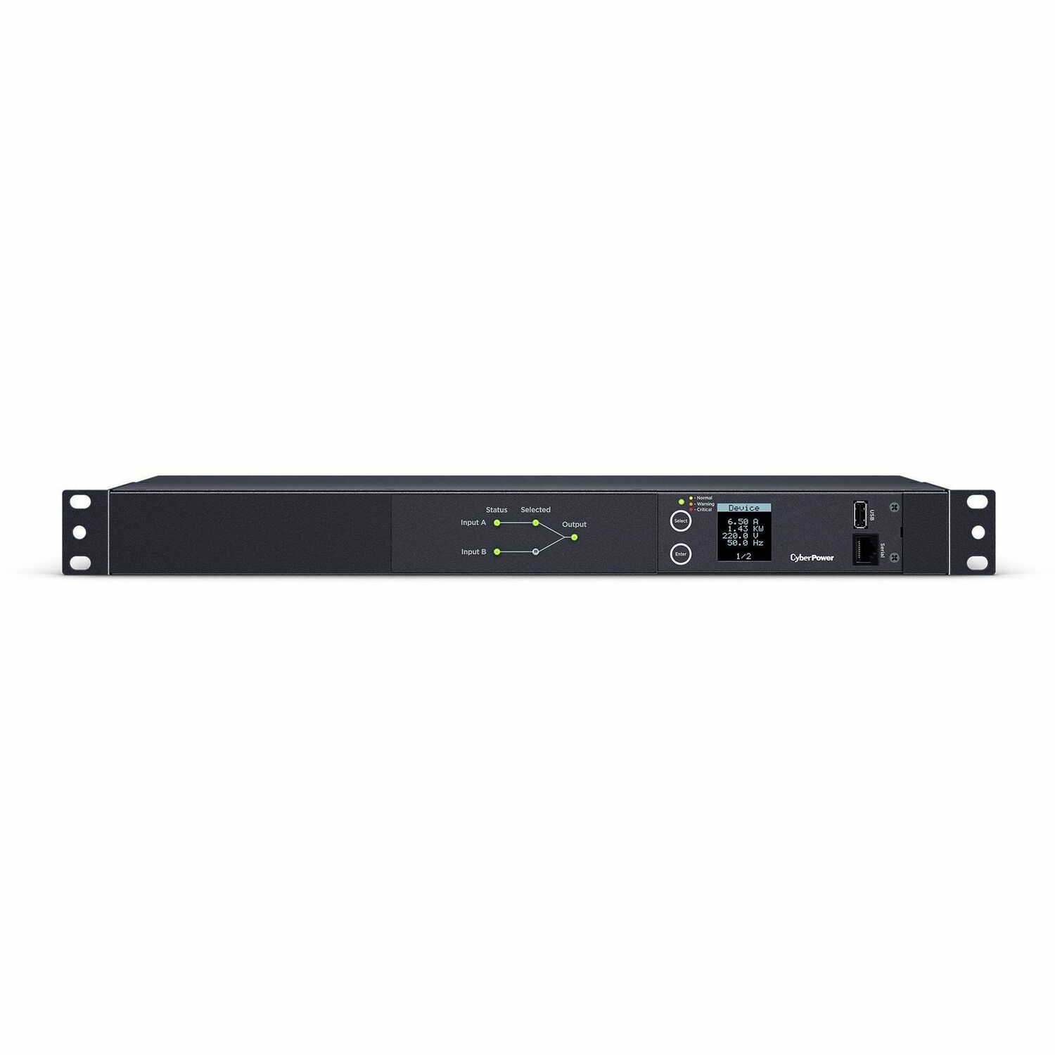 Metered ATS PDU PDU24006 10-Outlets PDU
