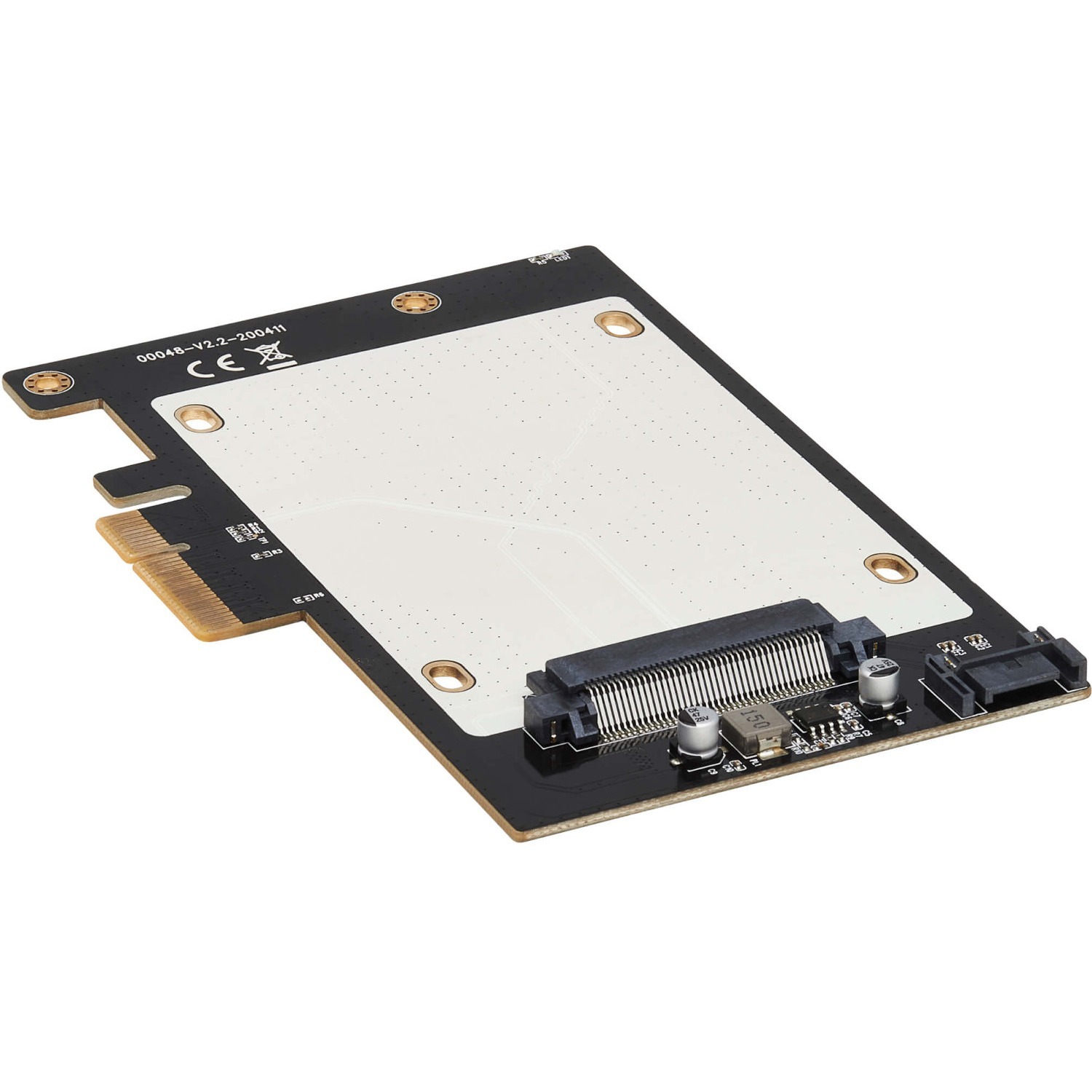 U.2 to PCIe Adapter for 2.5" NVMe U.2 SSD, SFF-8639, PCI Express (x4) Card