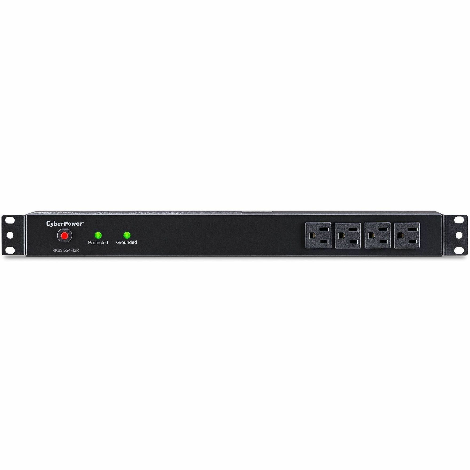 Rackbar Surge Suppressor RM 1U RKBS15S4F12R 15A 16-Outlet