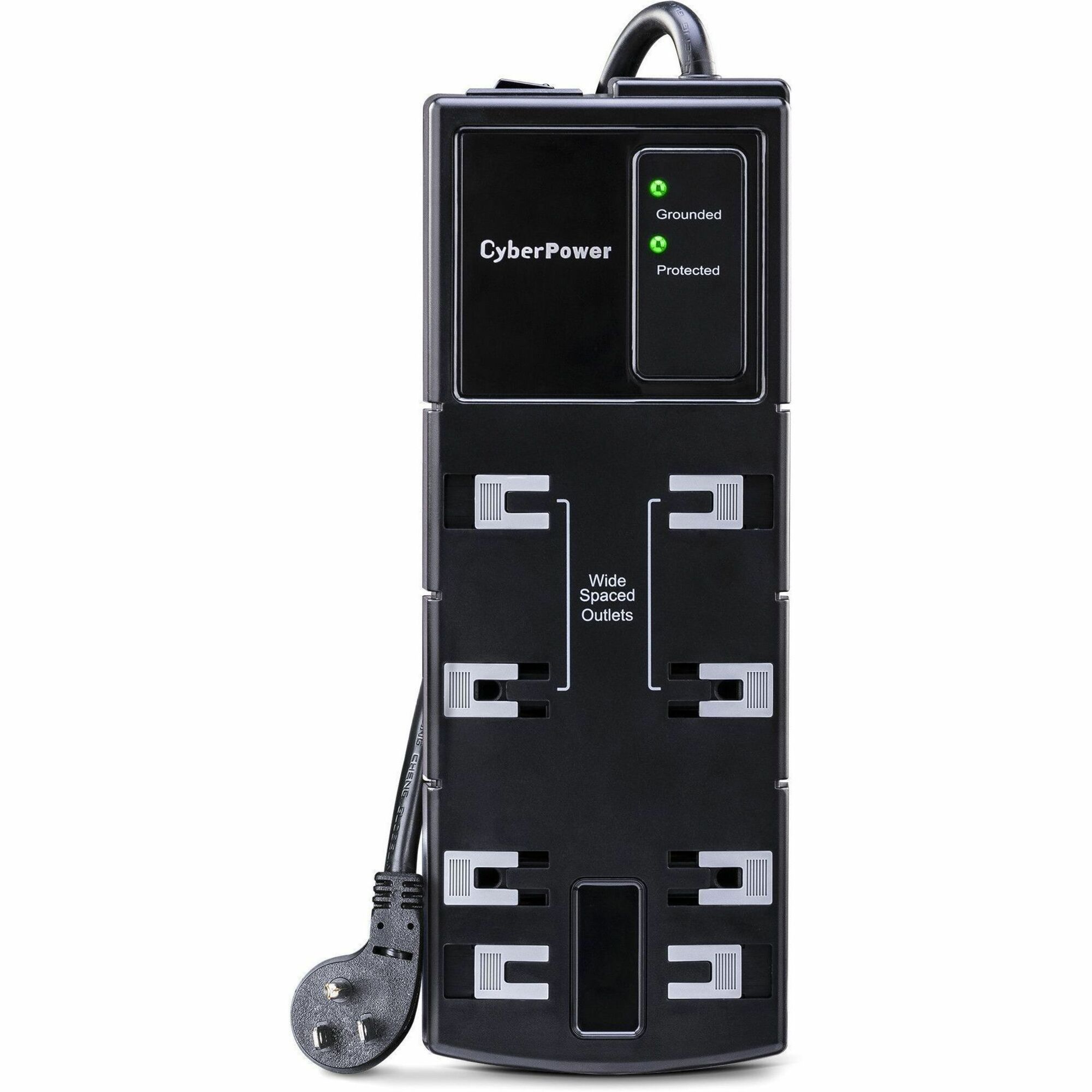 CSB808 Essential 8-Outlets Surge Suppressor 8FT Cord