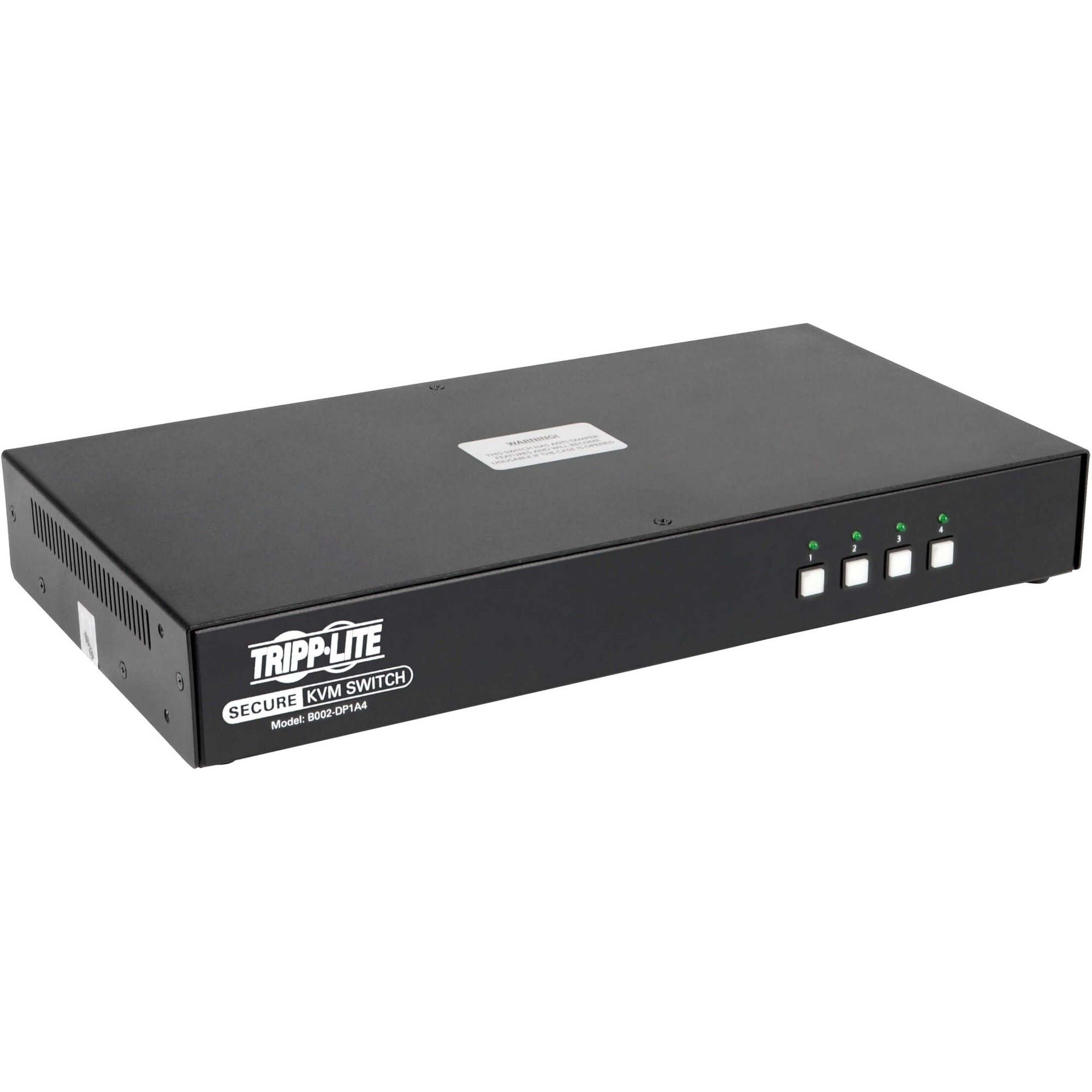 B002-DP1A4 Secure 4-Port NIAP PP3.0-Certified DisplayPort KVM Switch
