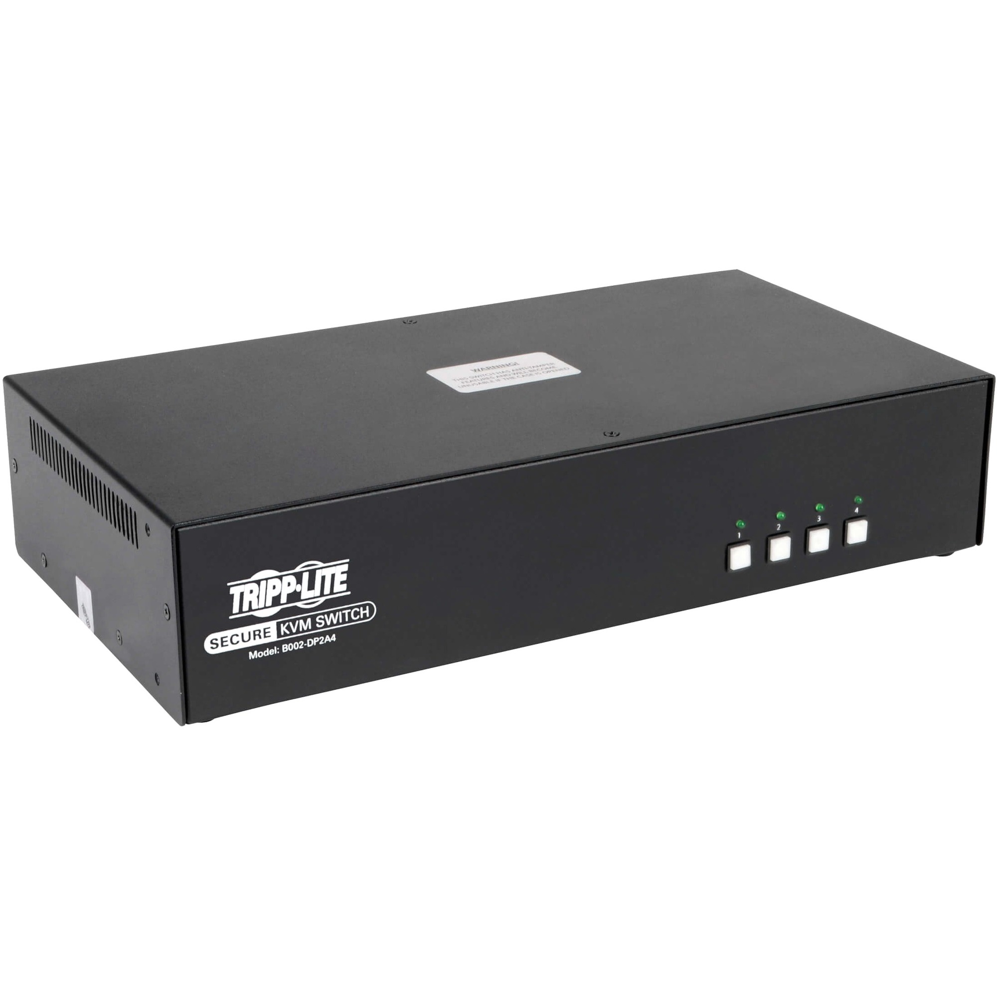 B002-DP2A4 Secure 4-Port NIAP PP3.0-Certified DisplayPort KVM Switch