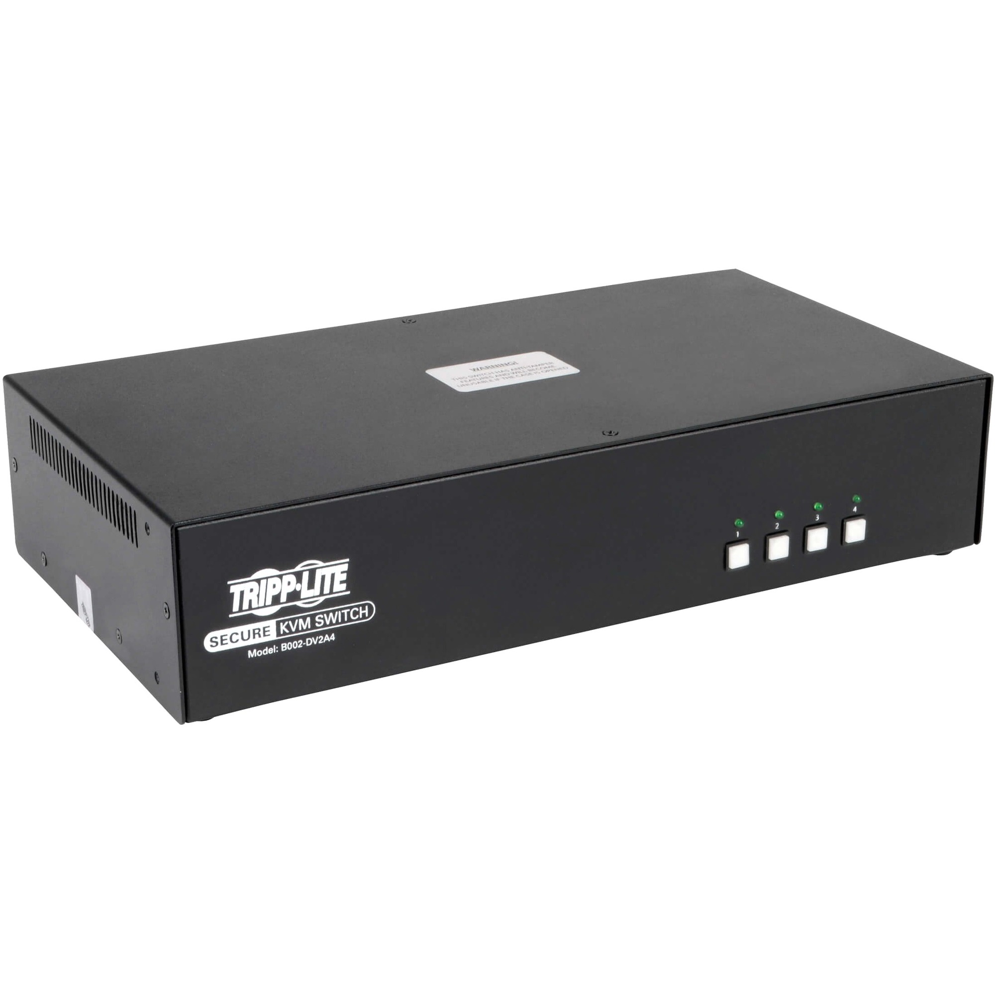 B002-DV2A4 Secure 4-Port NIAP PP3.0-Certified DVI-I KVM Switch
