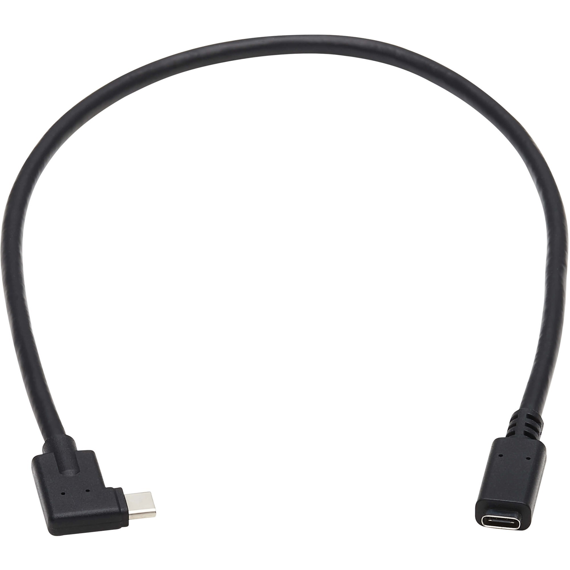 U421-20N-G2-RA USB-C Extension Cable, M/F, Black, 20 in. (0.5 m)