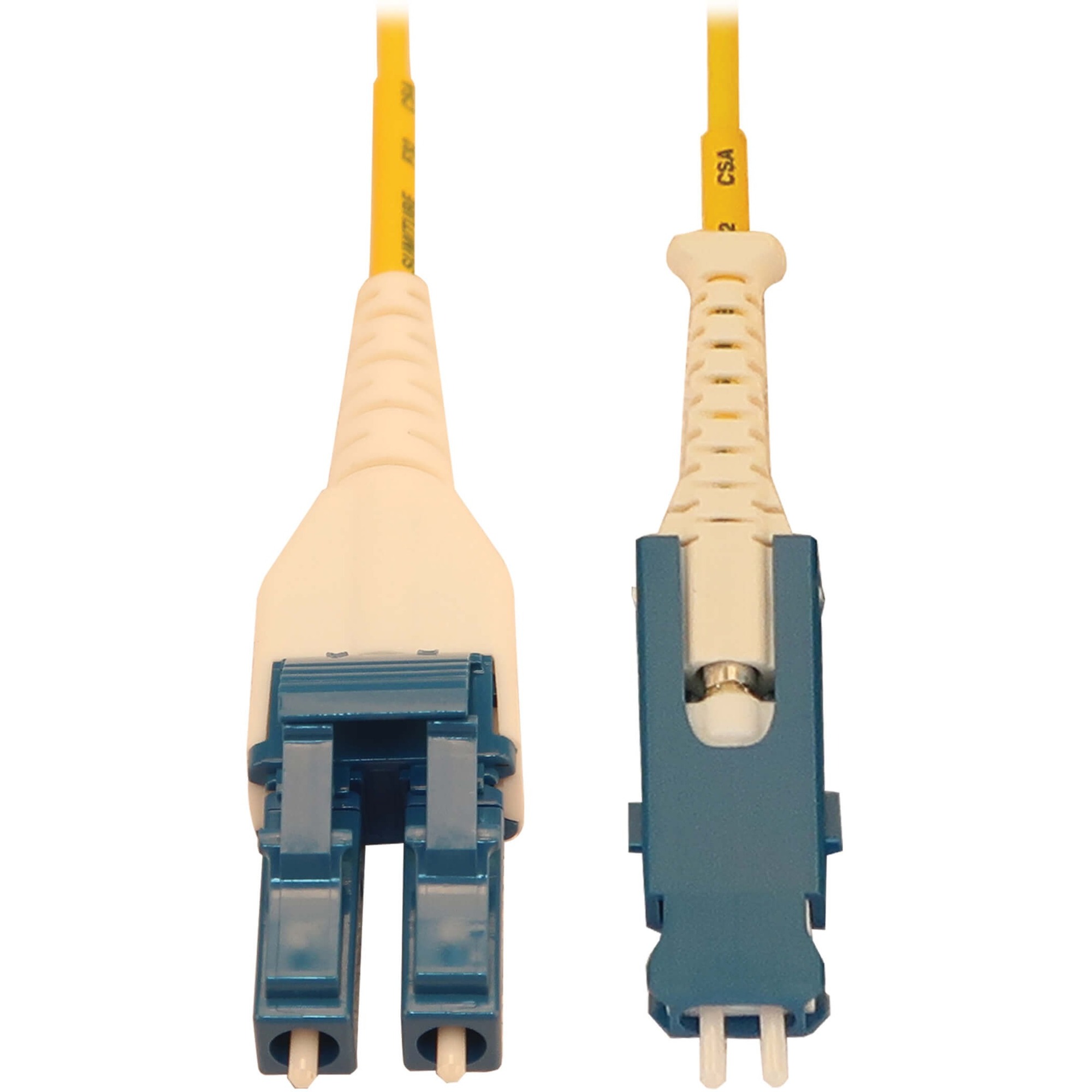 N383L-03M 40/100/400G Singlemode 9/125 OS2 Fiber Cable, Yellow, 3 m (9.8 ft.)