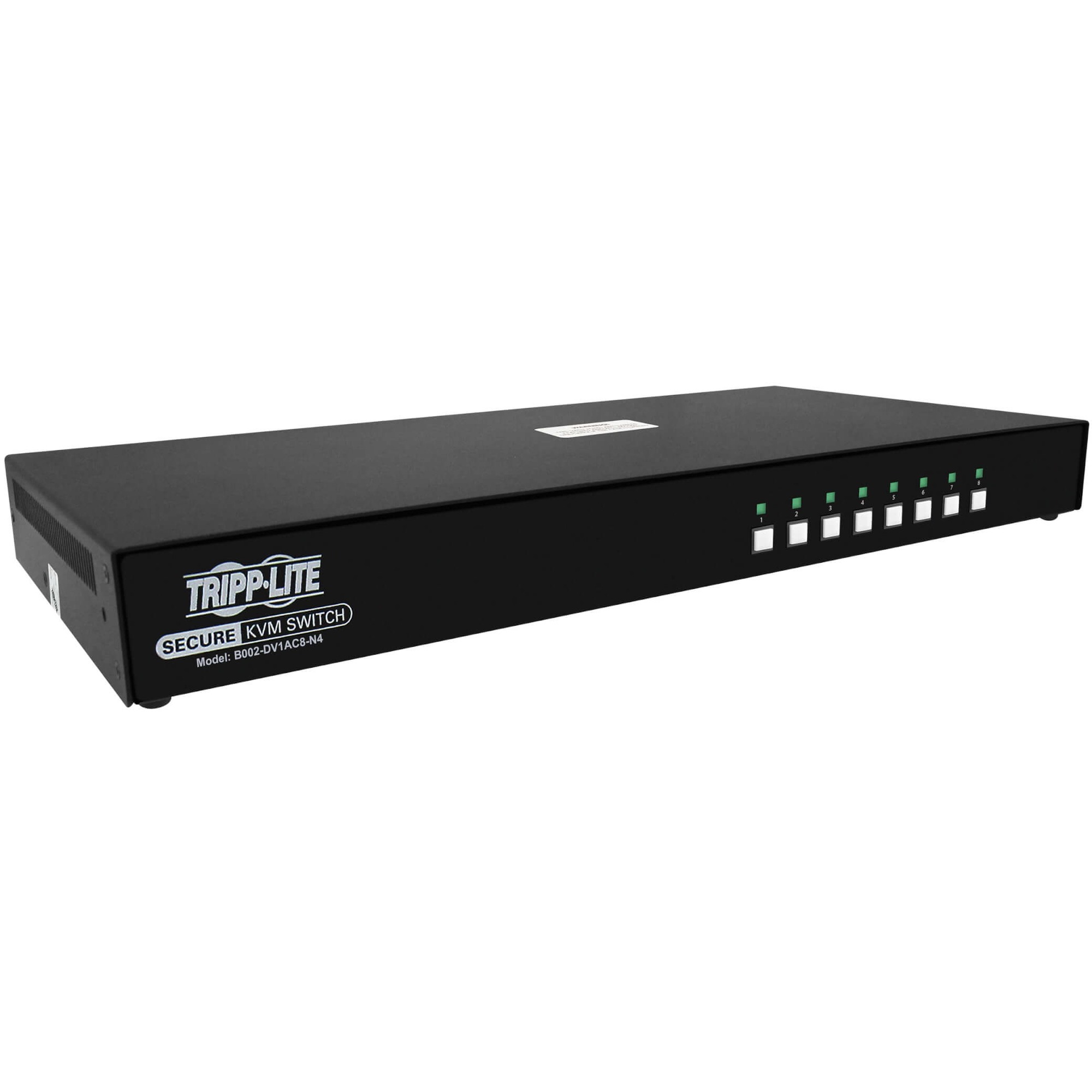 B002-DV1AC8-N4 8-Port NIAP PP4.0-Certified DVI KVM Switch