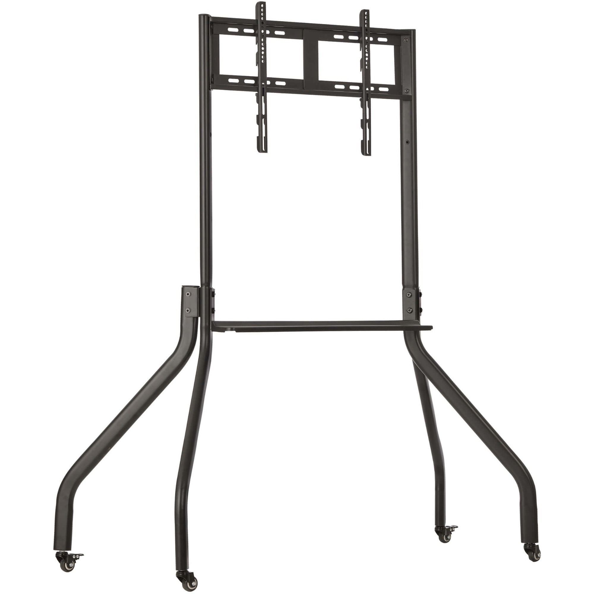 Rolling TV Cart for 42" to 65" Displays, Wide Legs, Locking Casters
