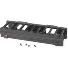 RCM+ Horizontal Cable Manager, 19" Rackmount, 1 RMU, Flat Black