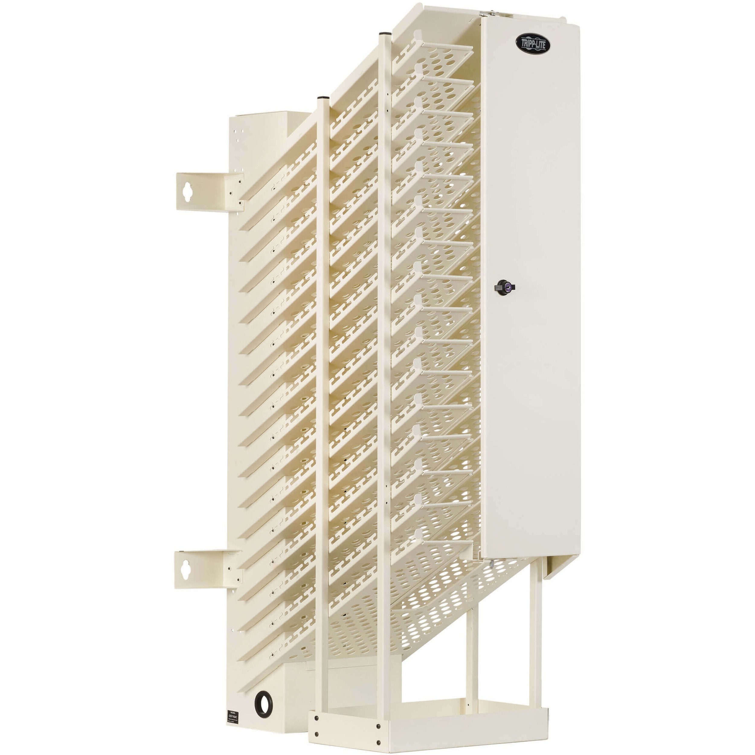 16-Device AC Charging Station Tower forChromebooks - Open Frame, White