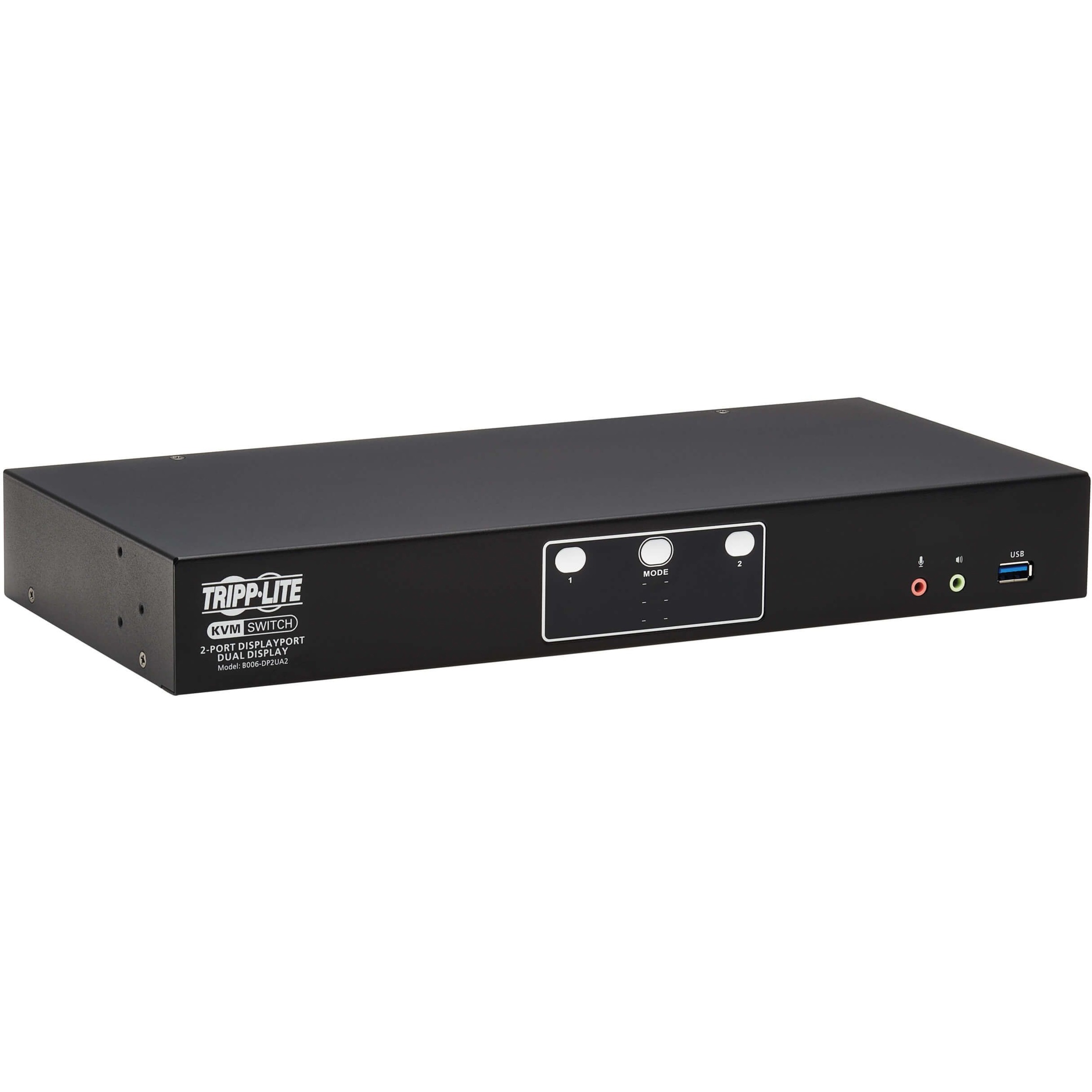 B006-DP2UA2 DisplayPort Dual-Display KVM Switch