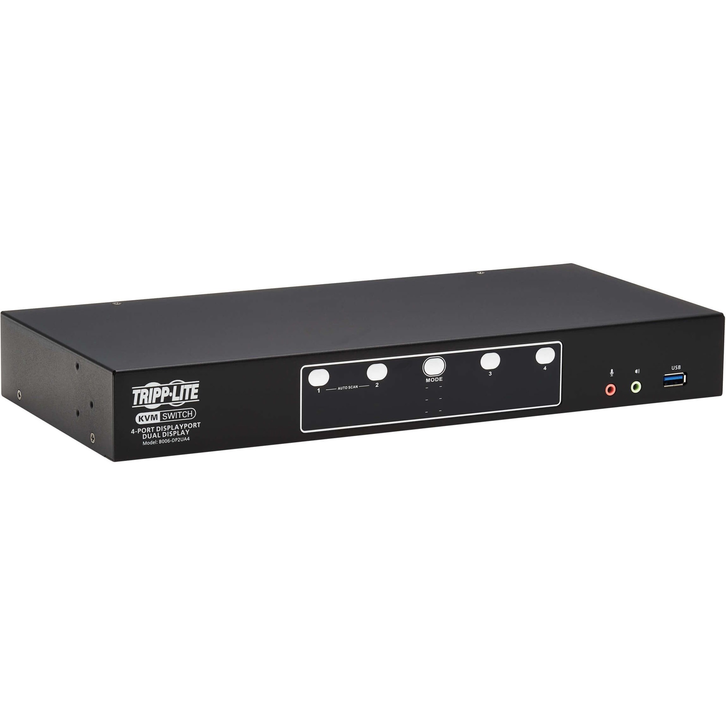 B006-DP2UA4 DisplayPort Dual-Display KVM Switch